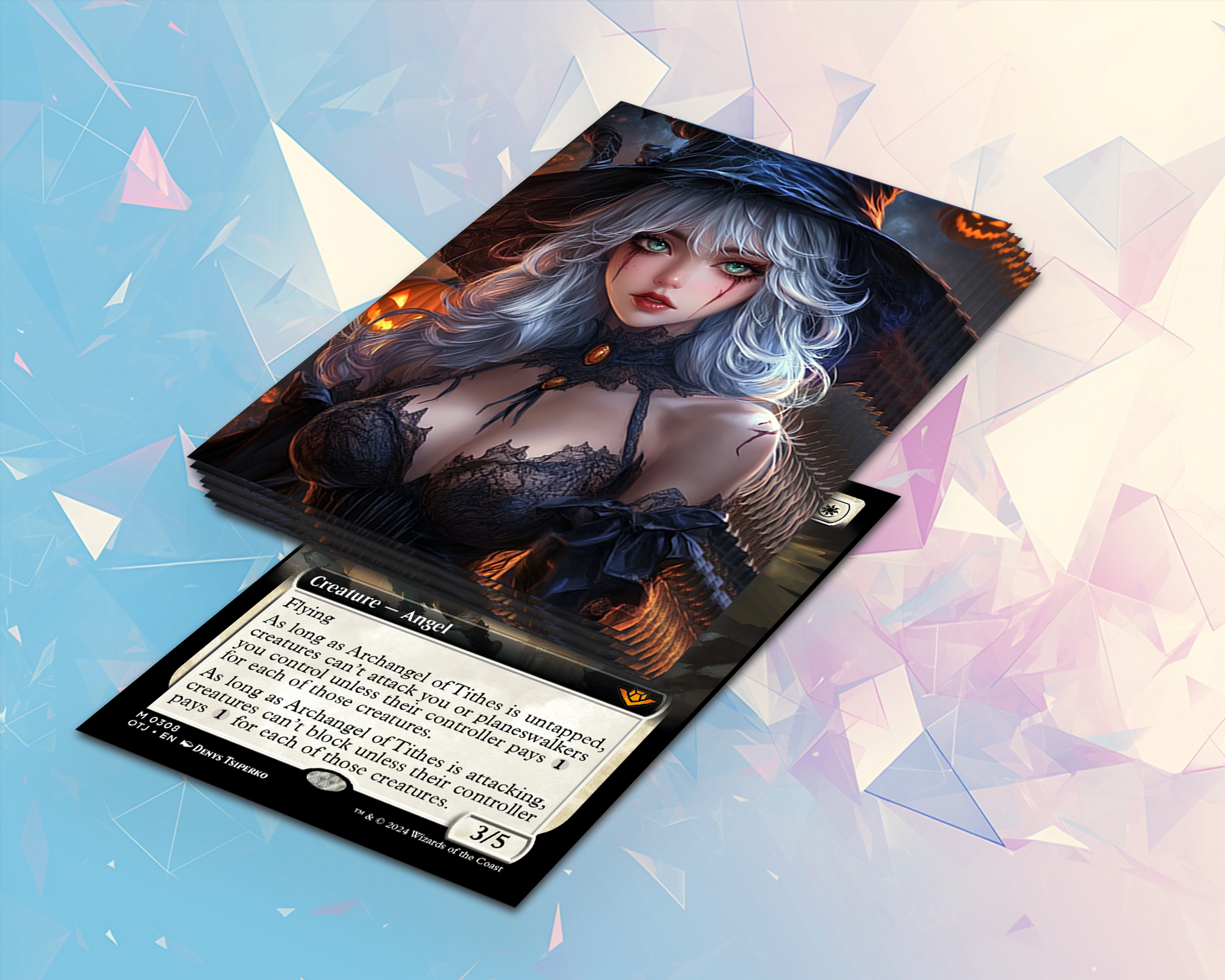 Halloween witch Card Sleeves