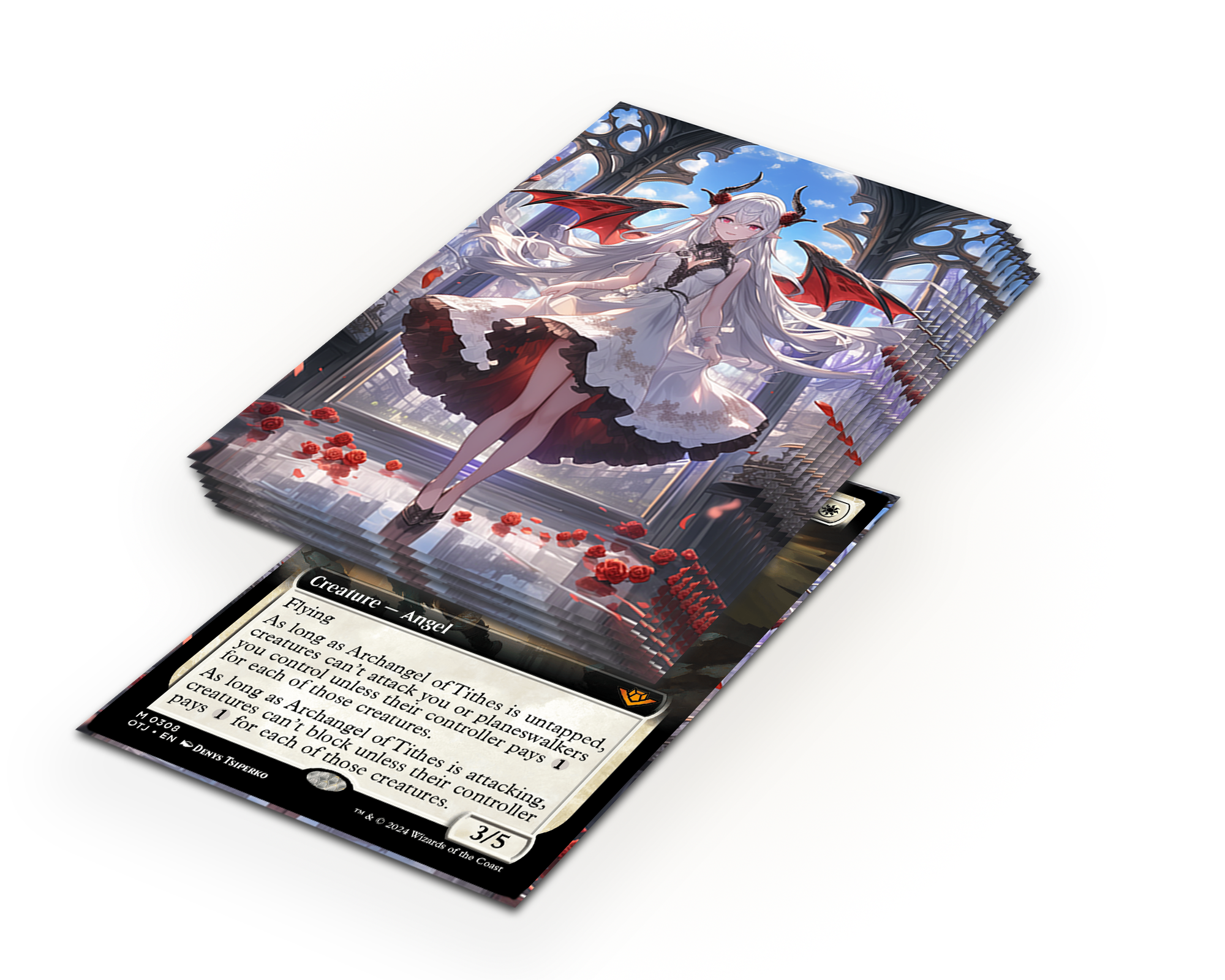 Anime Demon Girl Card Sleeves