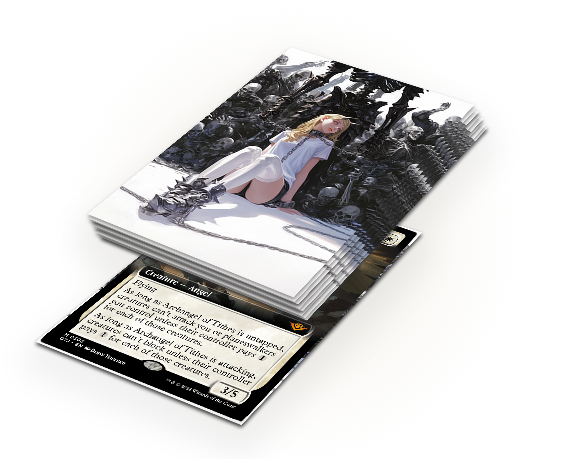 Imprisoned Girl Card Sleeves