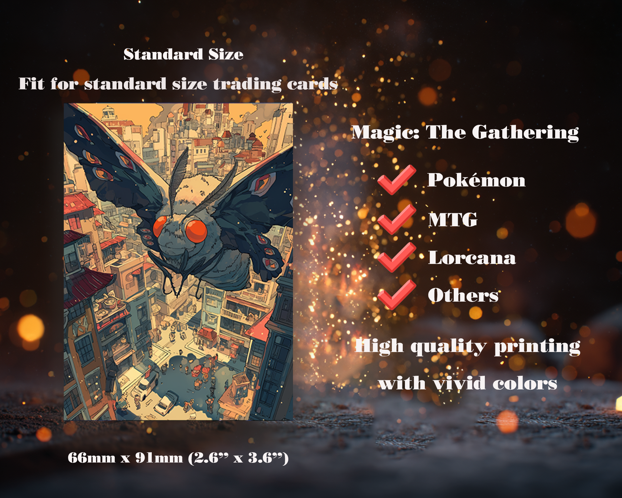 Enormous Moth Card Sleeves