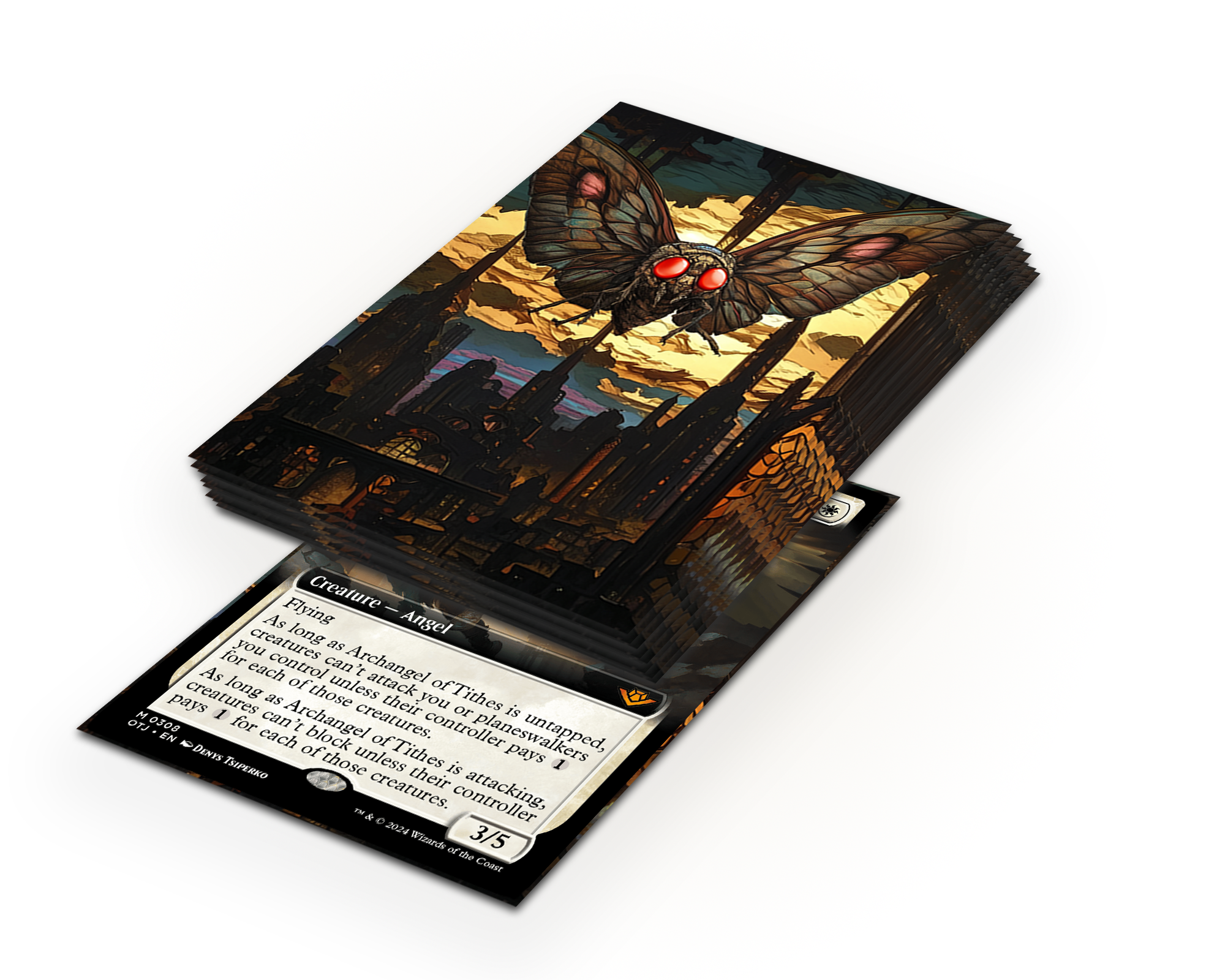 The Wise Mothman Card Sleeves The Wise Mothman Card Sleeves