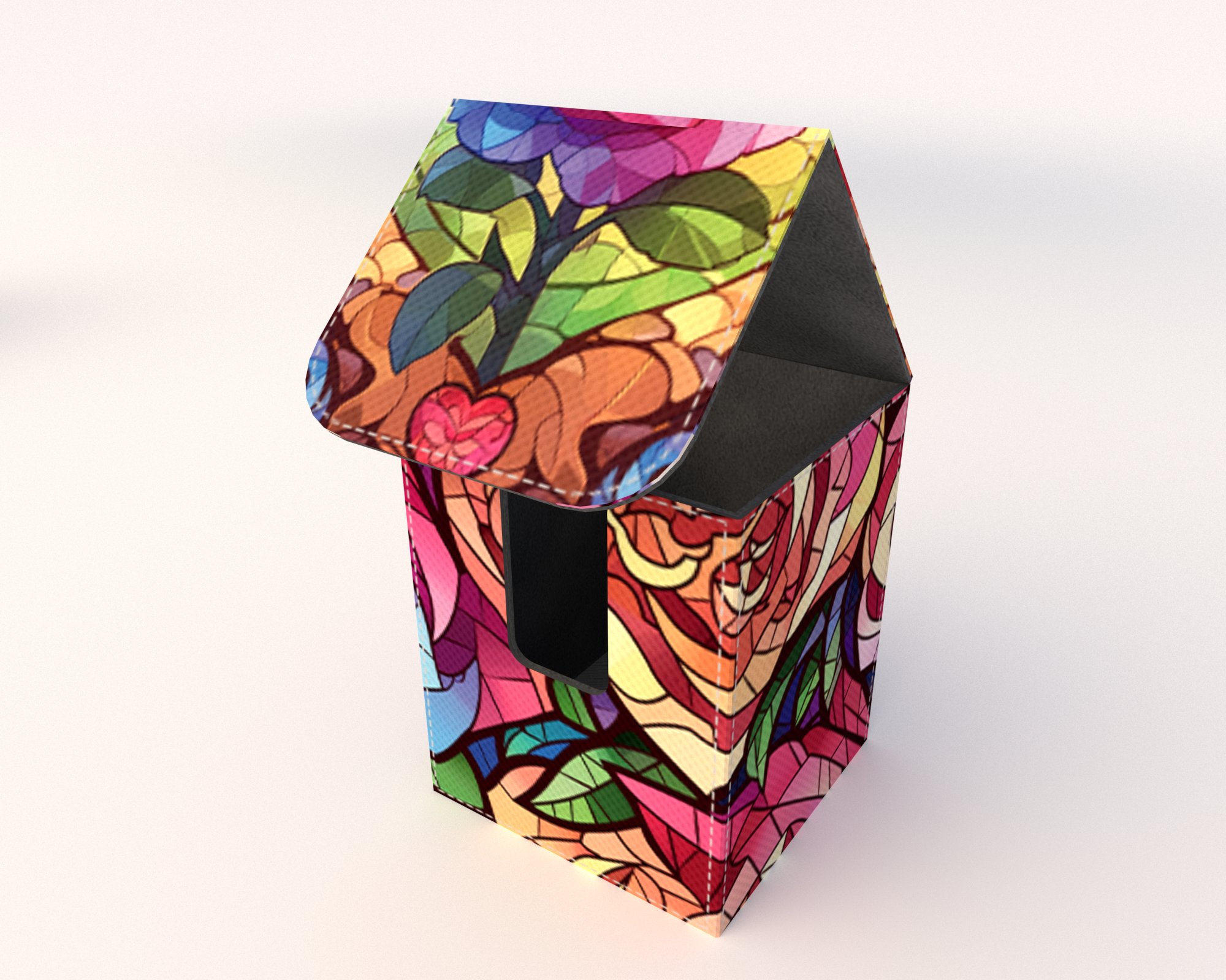 Lorcana Deck Box: Glass Rose Hold Up to 200 Cards Top Quality Card Deck Box! No Logos - RerollBase