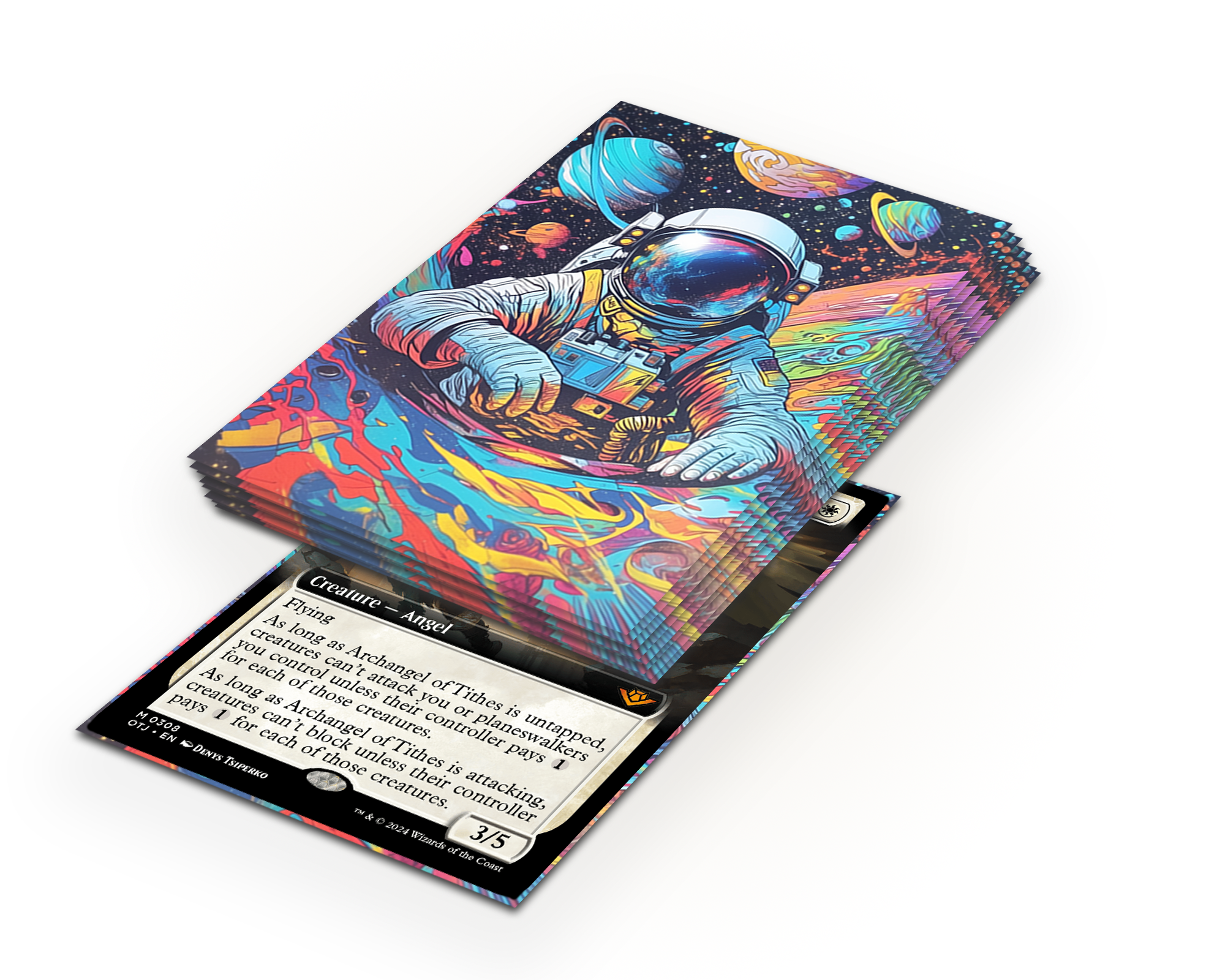 Strange Planet Card Sleeves