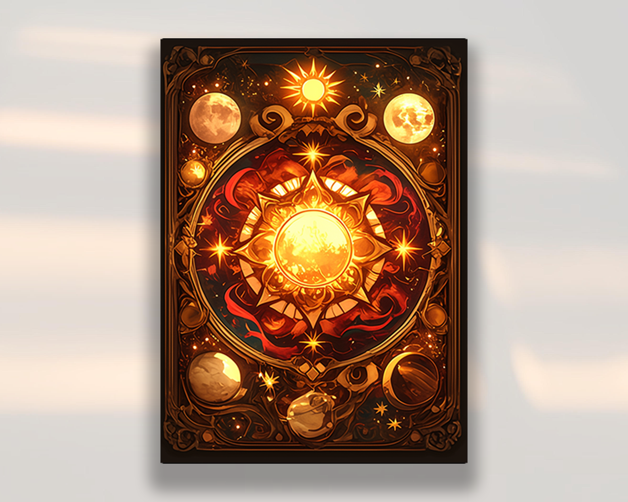 Solar & Lunar Design Card Sleeves