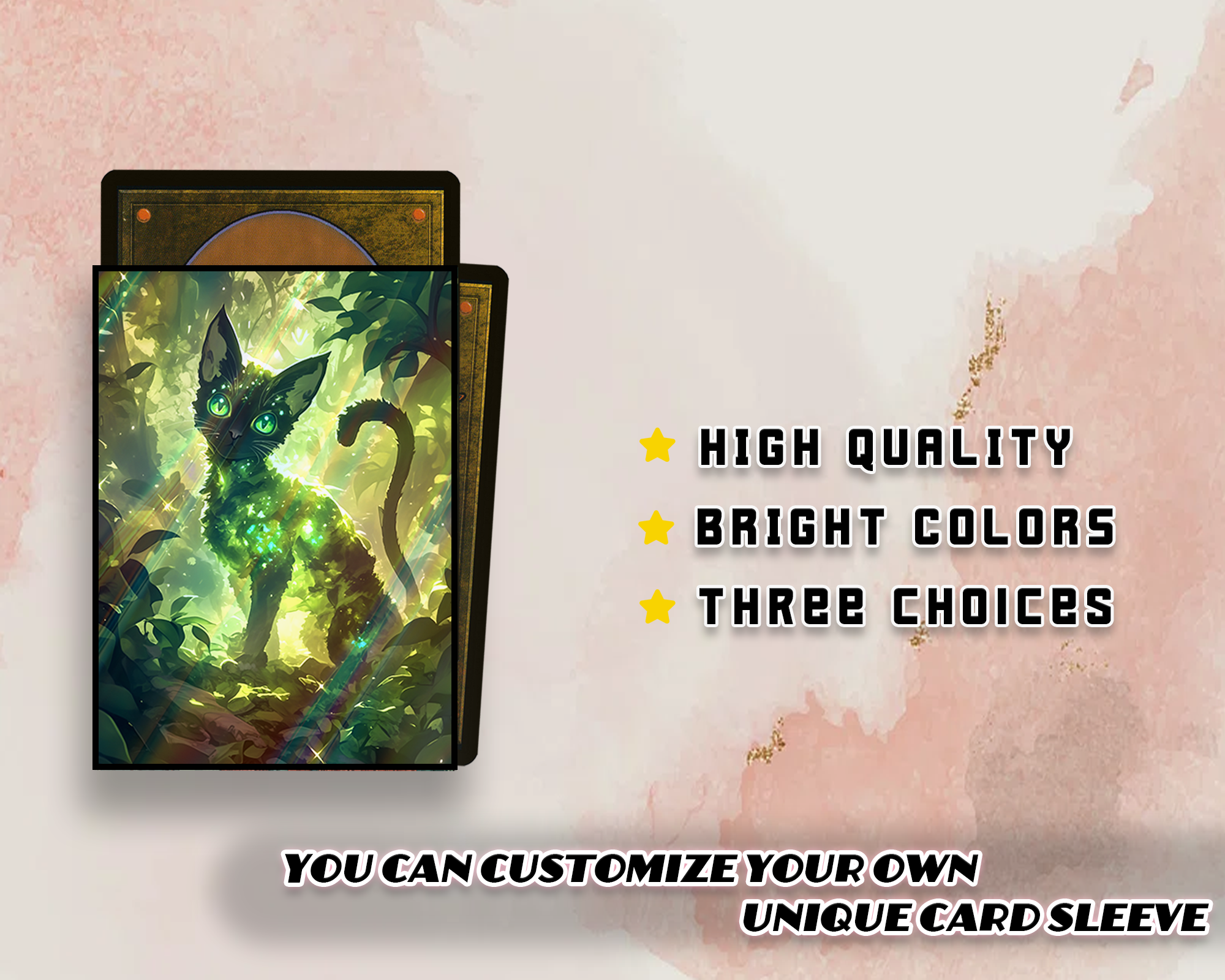 Green Cat Magic Card Sleeves Green Cat Magic Card Sleeves