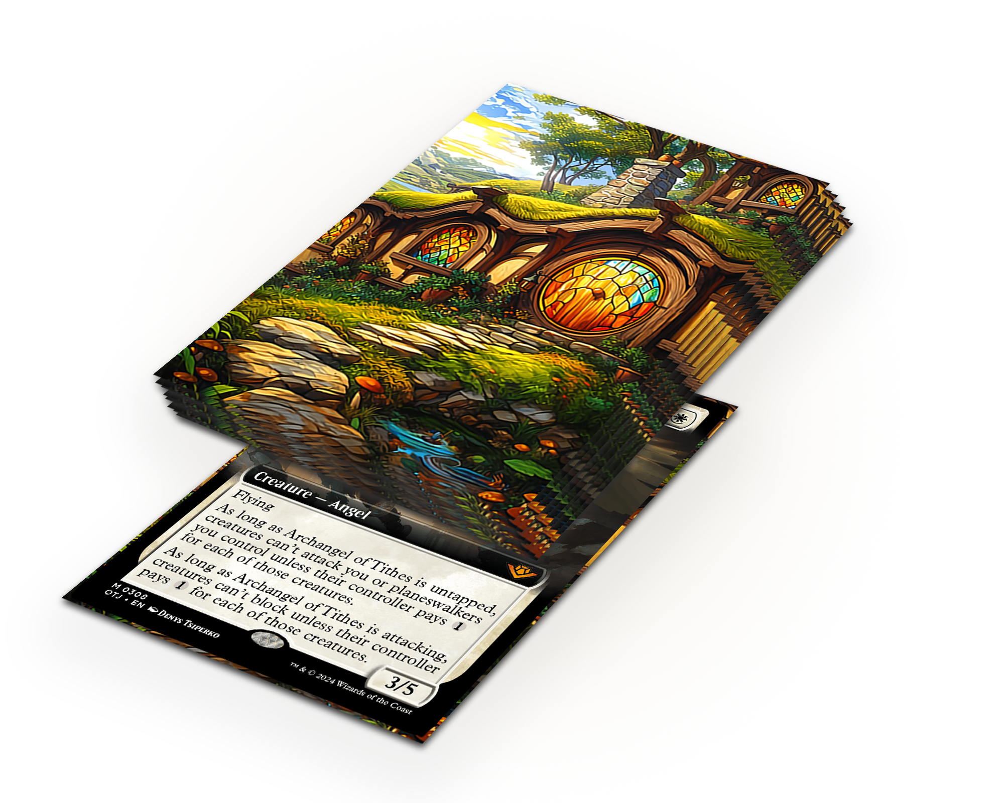 The Shire Stained Glass Card Sleeves