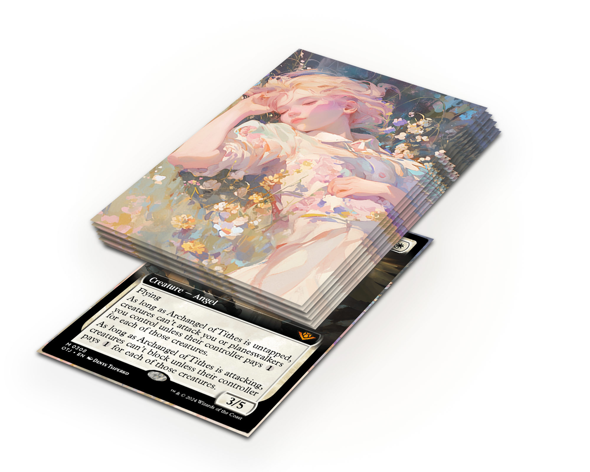 Garden Sleeping Beauty Card Sleeves