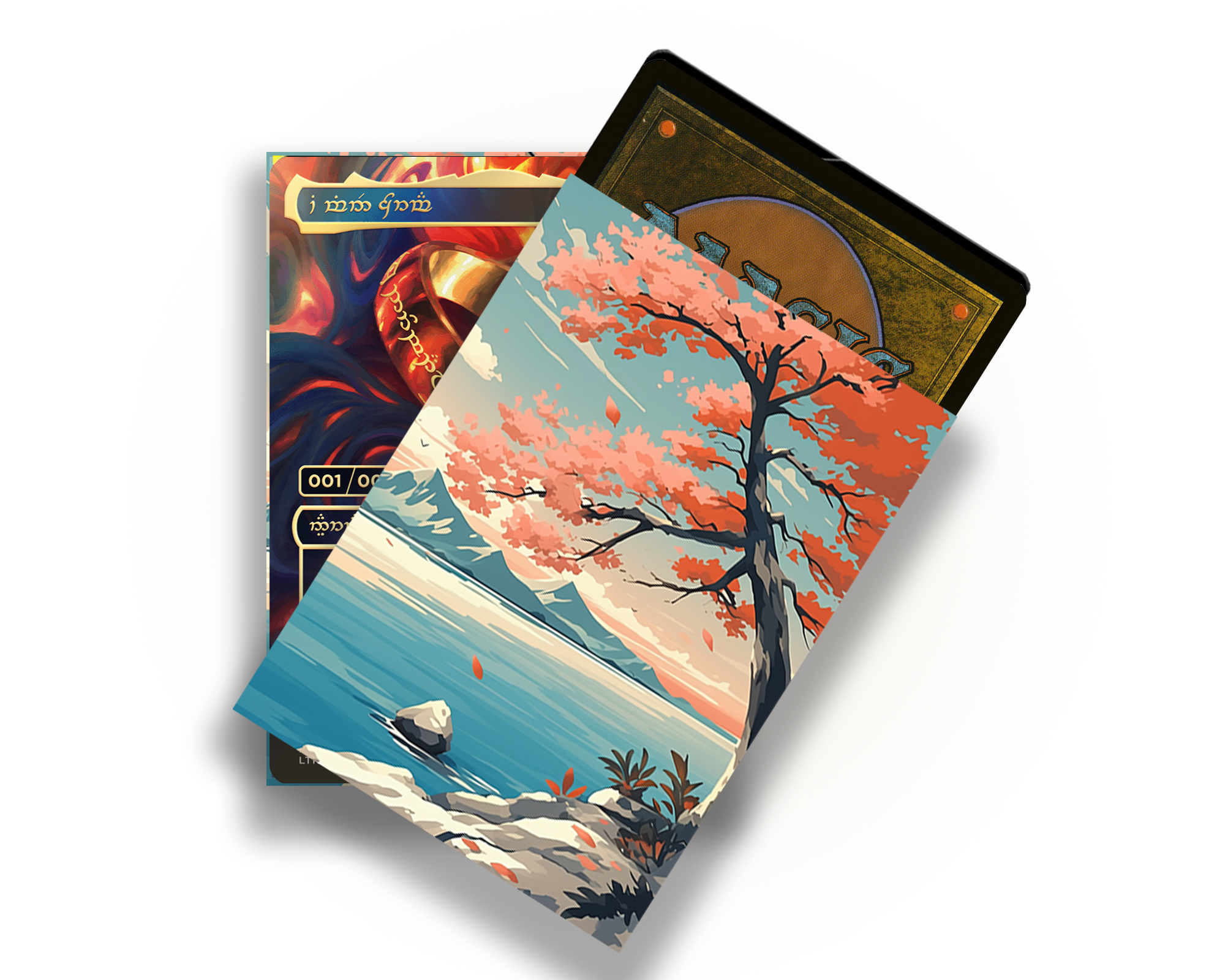cherry blossom card sleeves Cherry Blossom Beautiful Card Sleeves