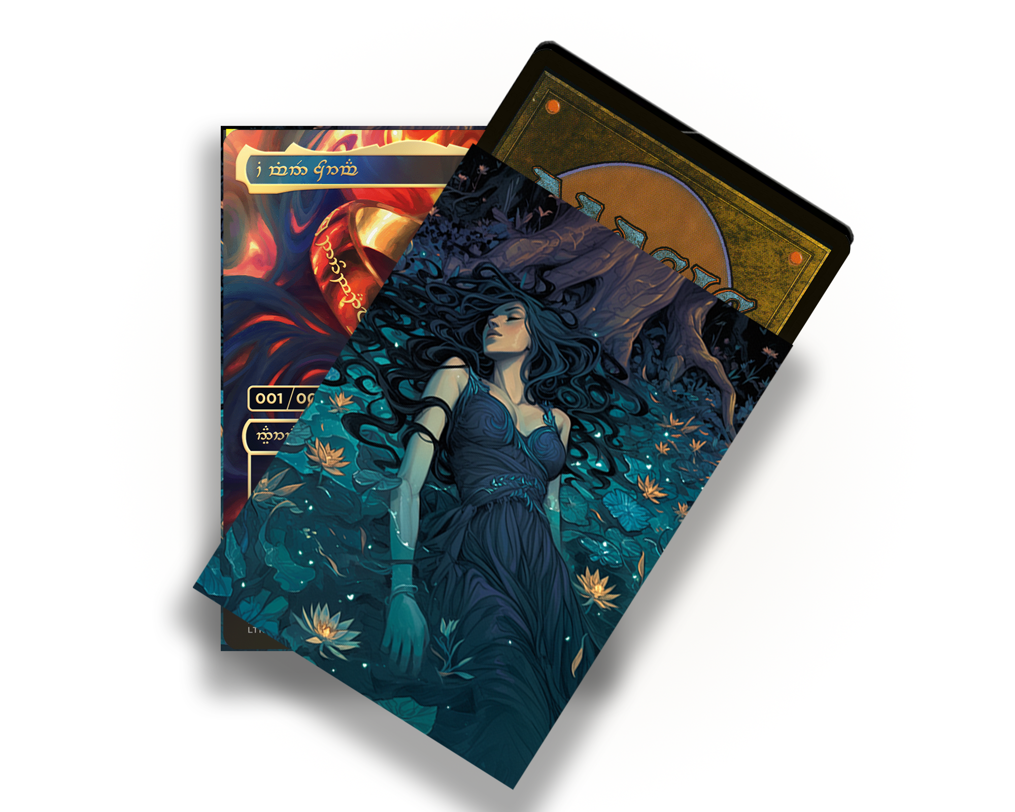 Sleeping Beauty In The Lotus Pond Card Sleeves