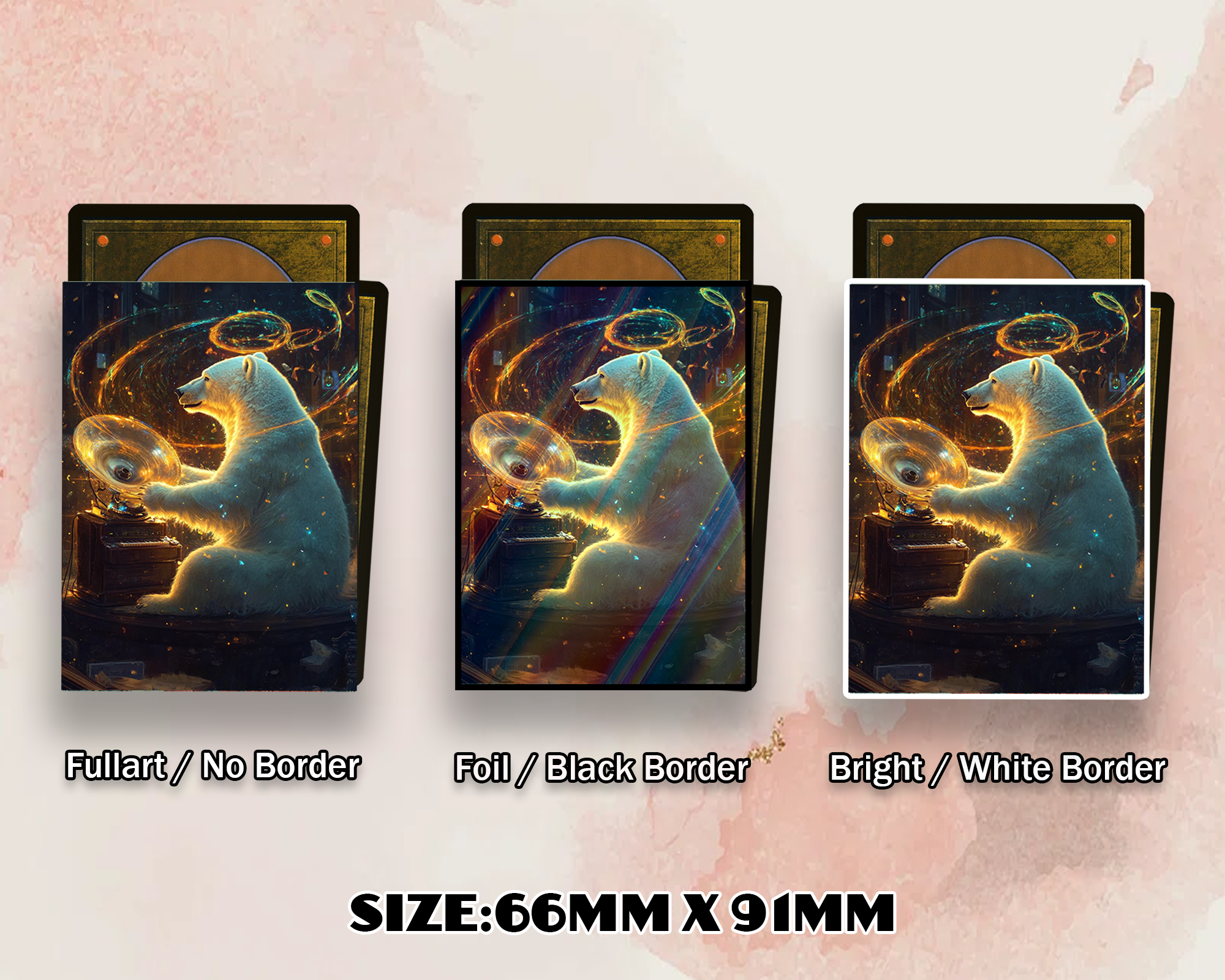 Fantasy Polar Bear Art Card Sleeves