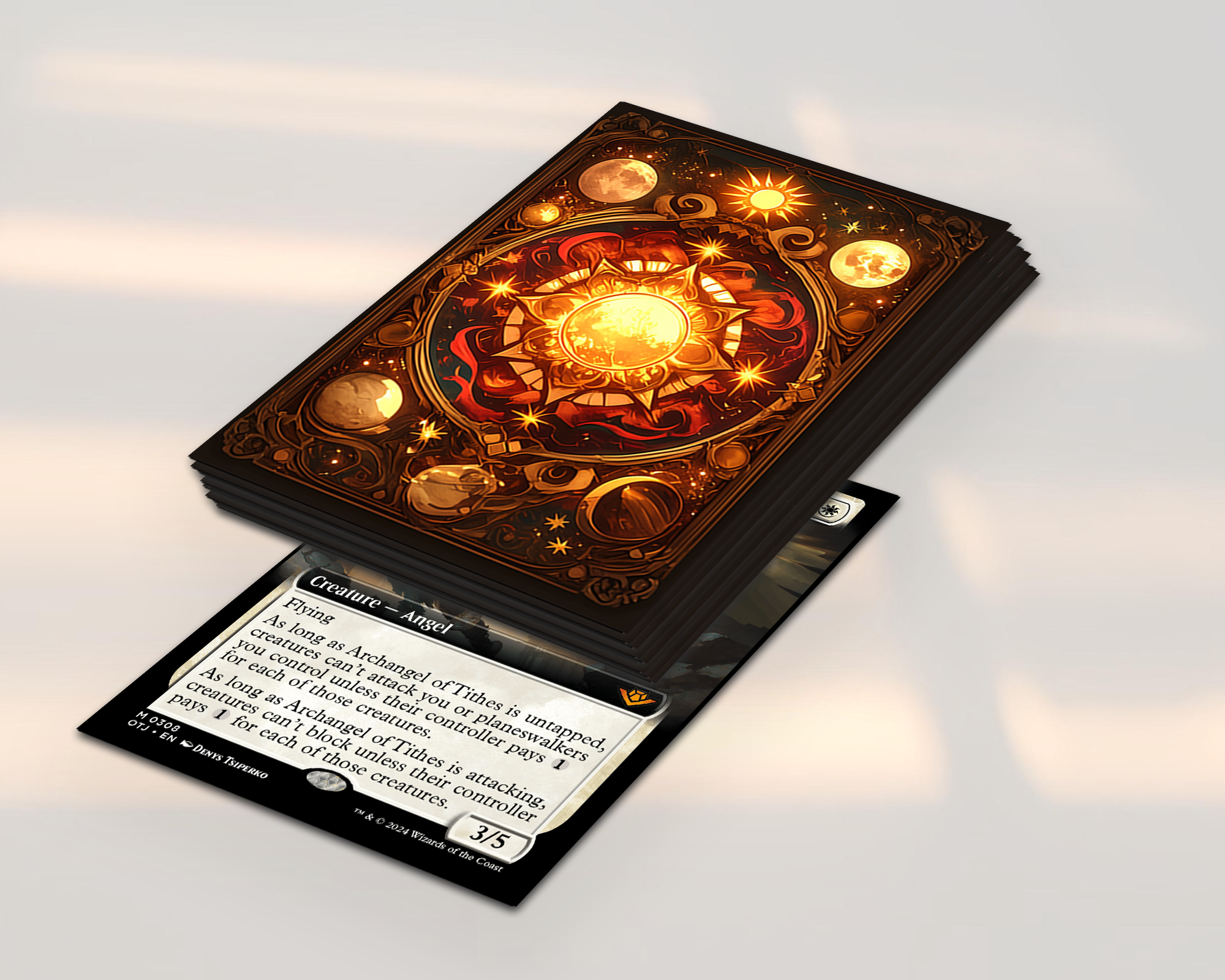 Solar & Lunar Design Card Sleeves