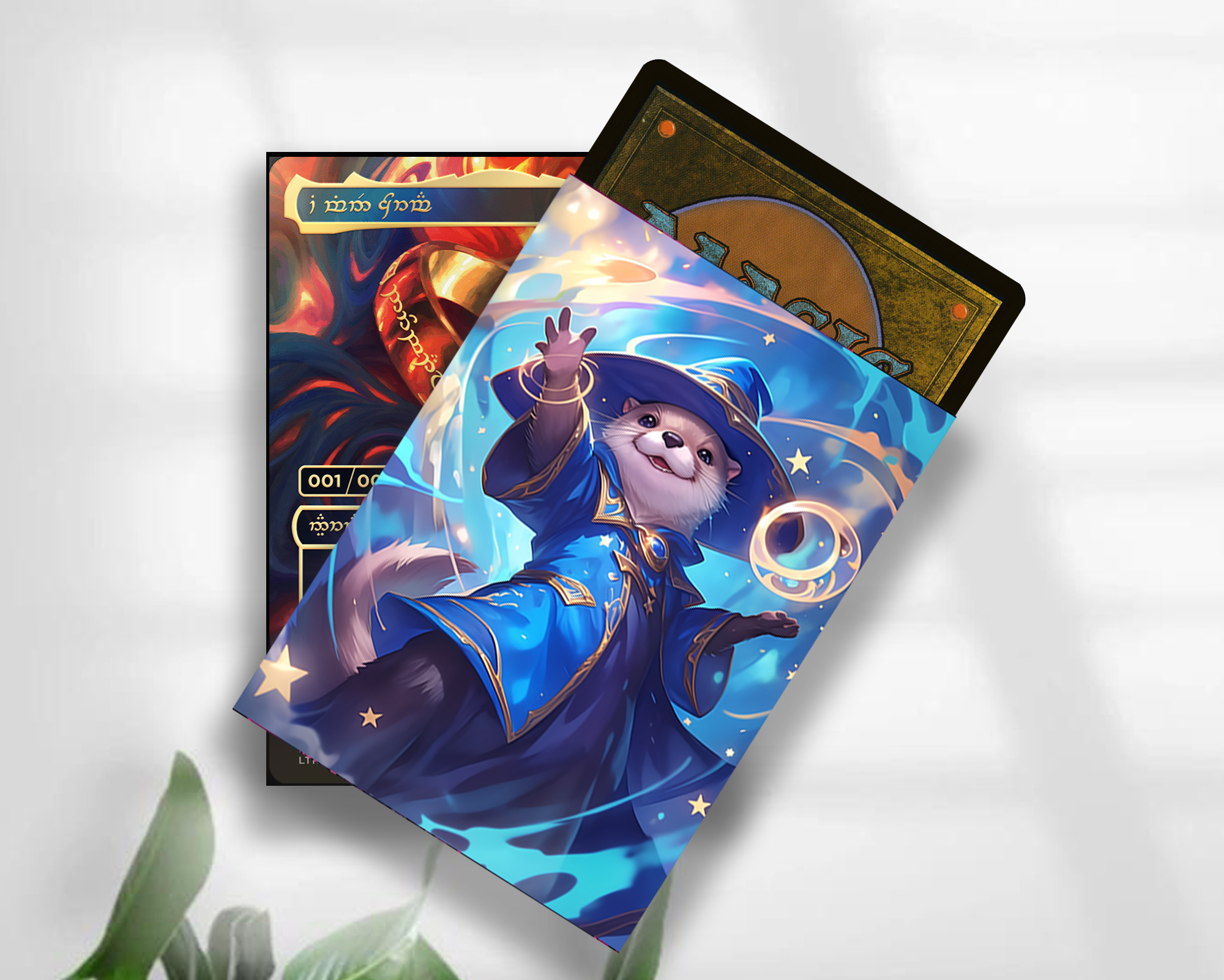 Otter Wizard Card Sleeves