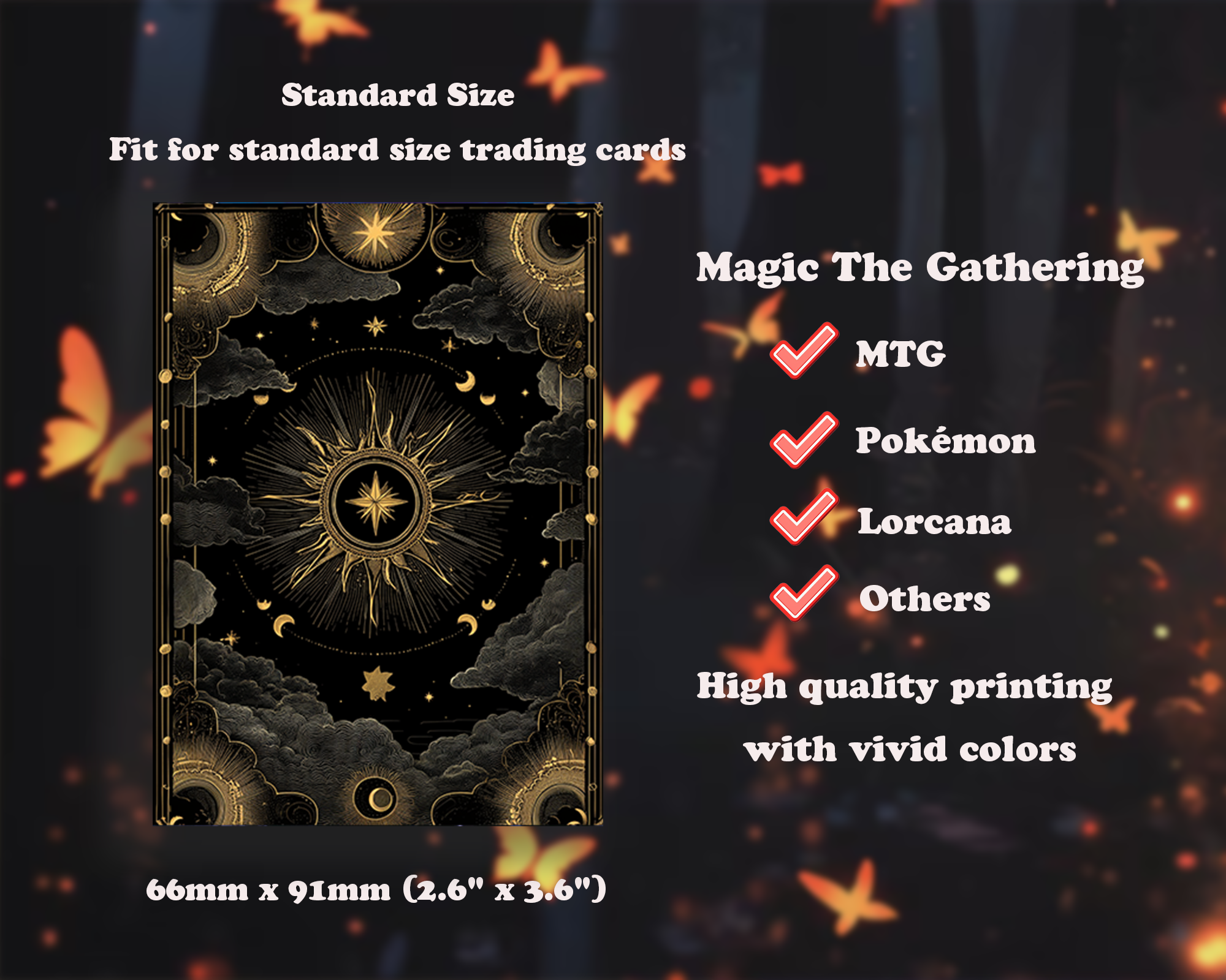 Celestial Astrology Card Sleeves