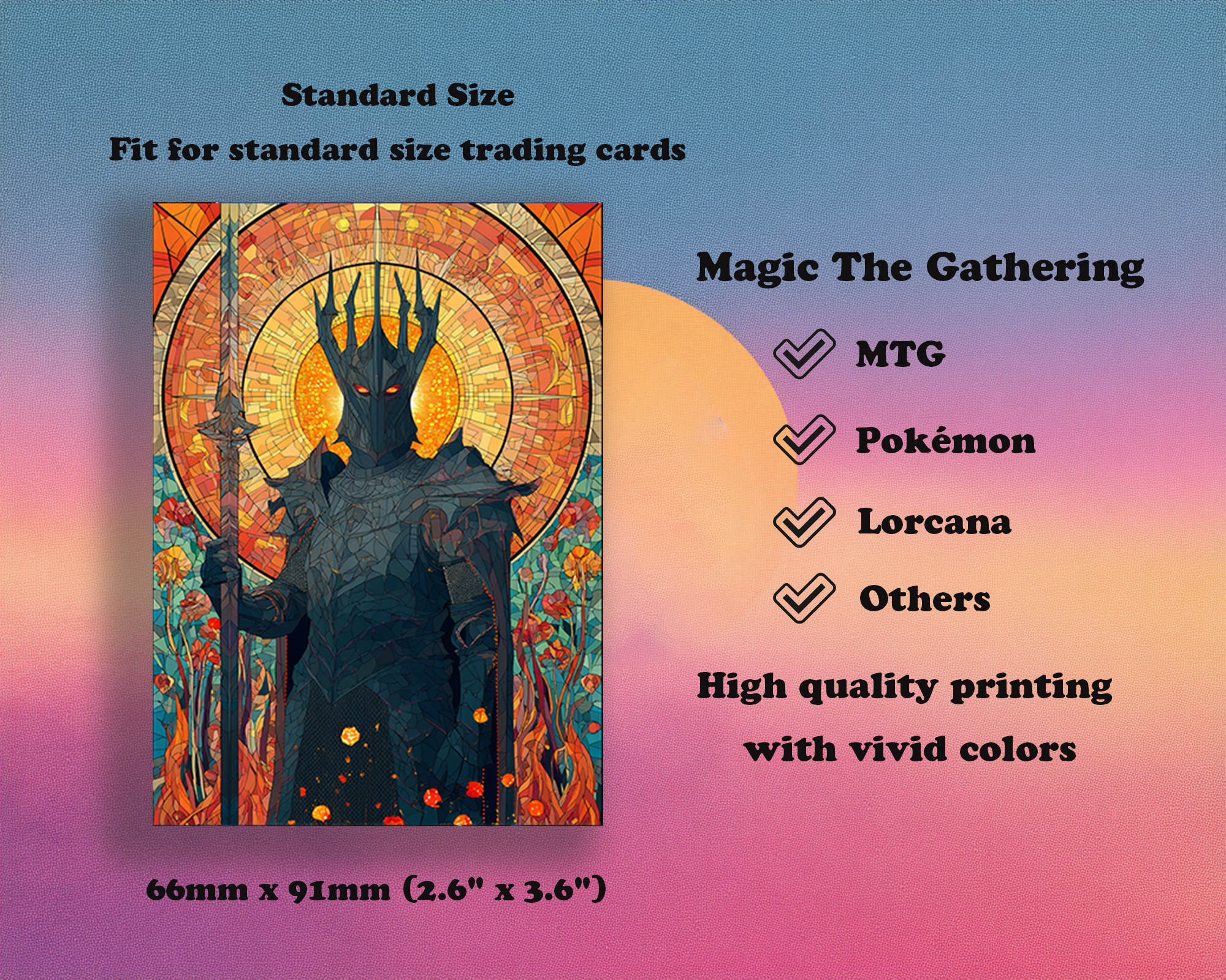 The Dark Armored Lord Card Sleeves