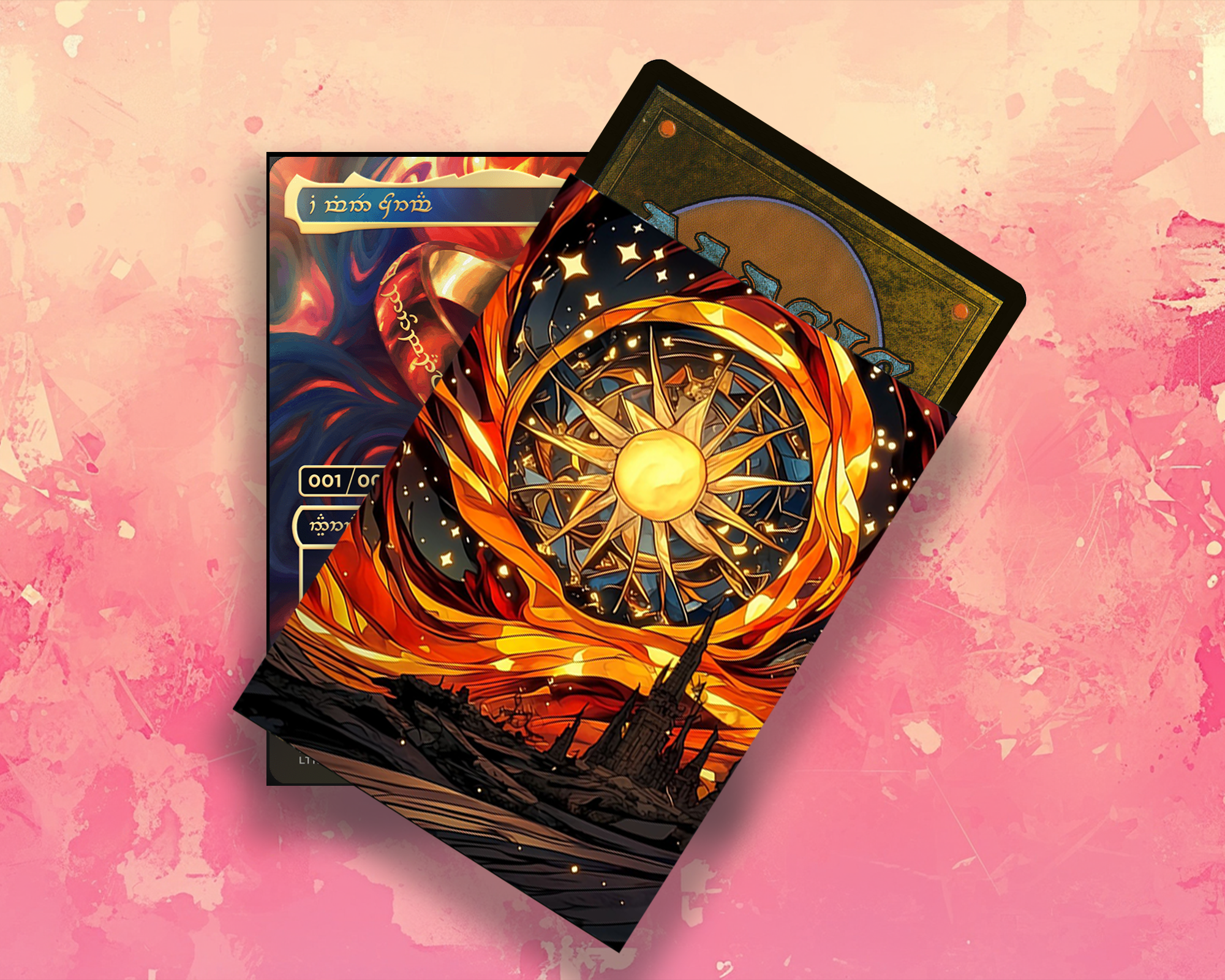 Stained Glass Sun  card Sleeves