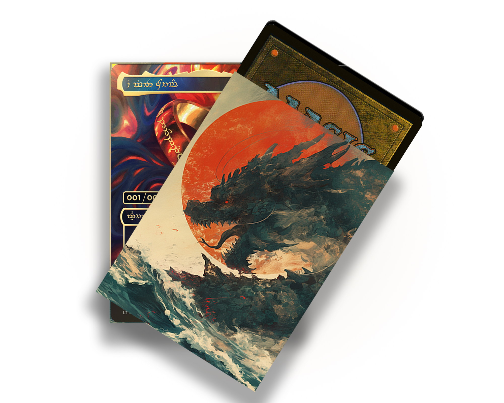 Deep Sea Black Dragon Card Sleeves