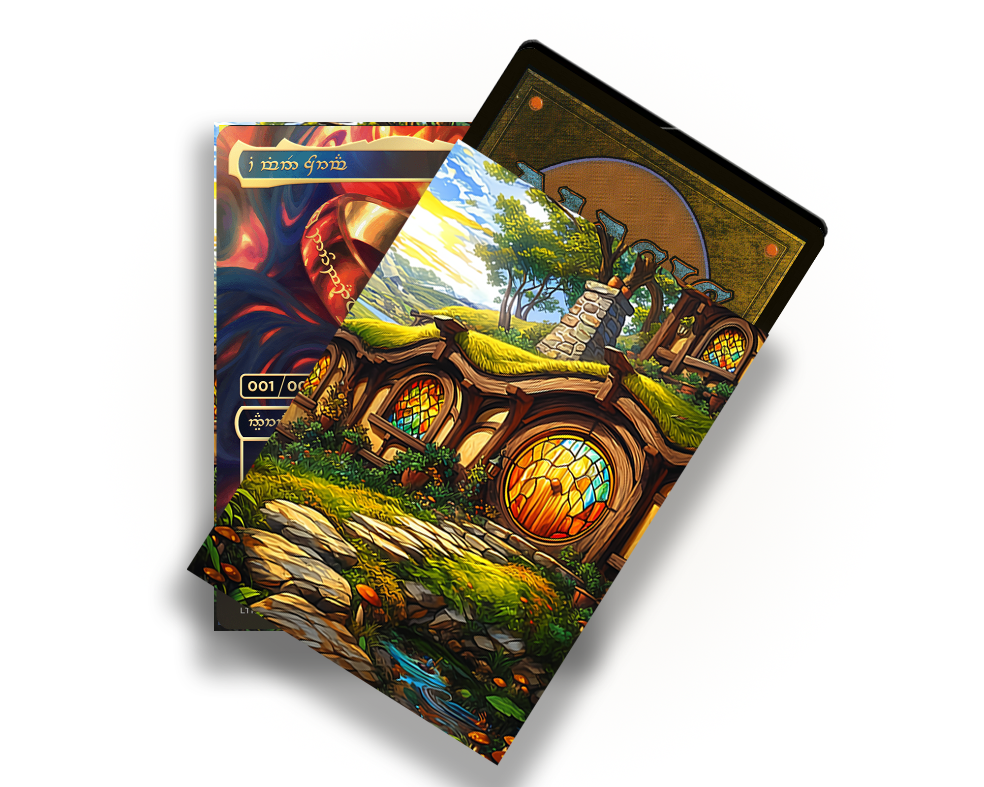 The Shire Stained Glass Card Sleeves