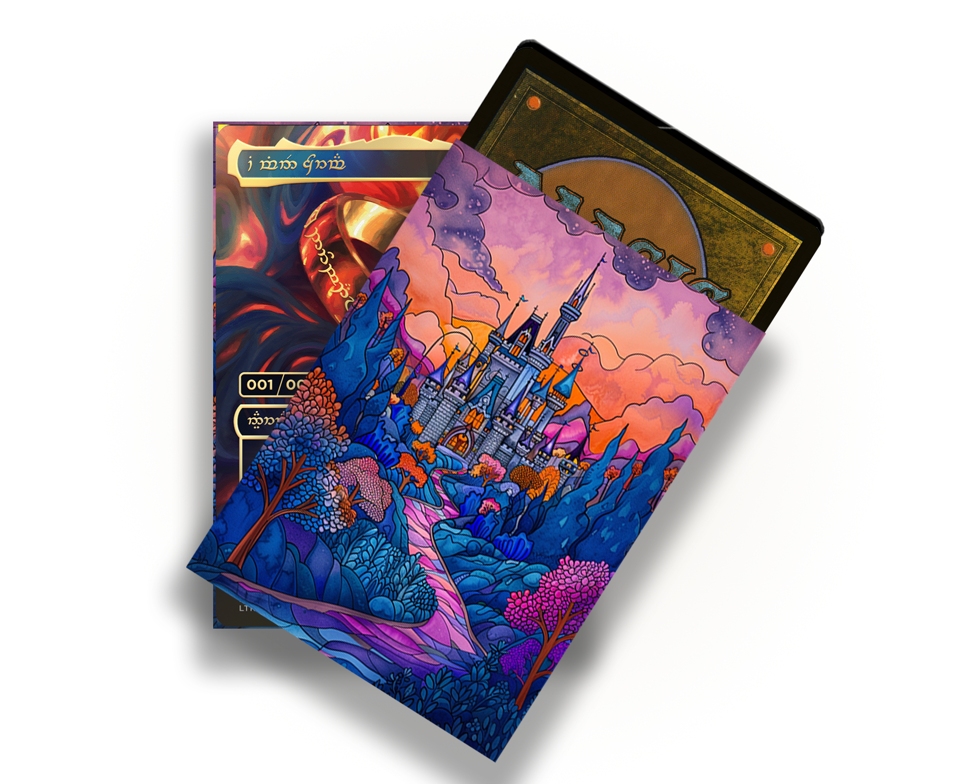 Colorful Dream Castle Top Quality Card Sleeves