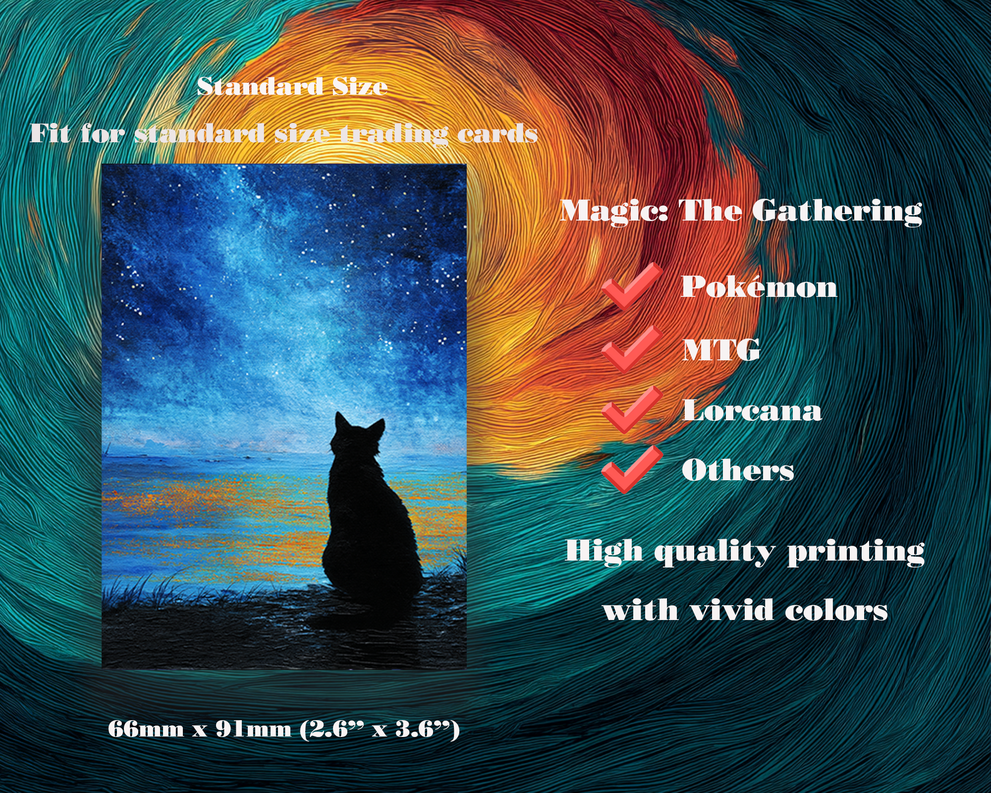 Starry Night Card Sleeves
