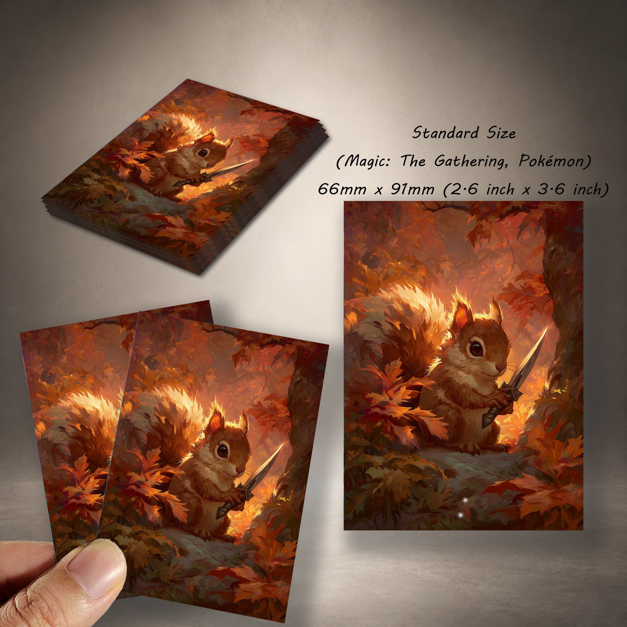 Squirrel Warrior TCG Card Sleeves