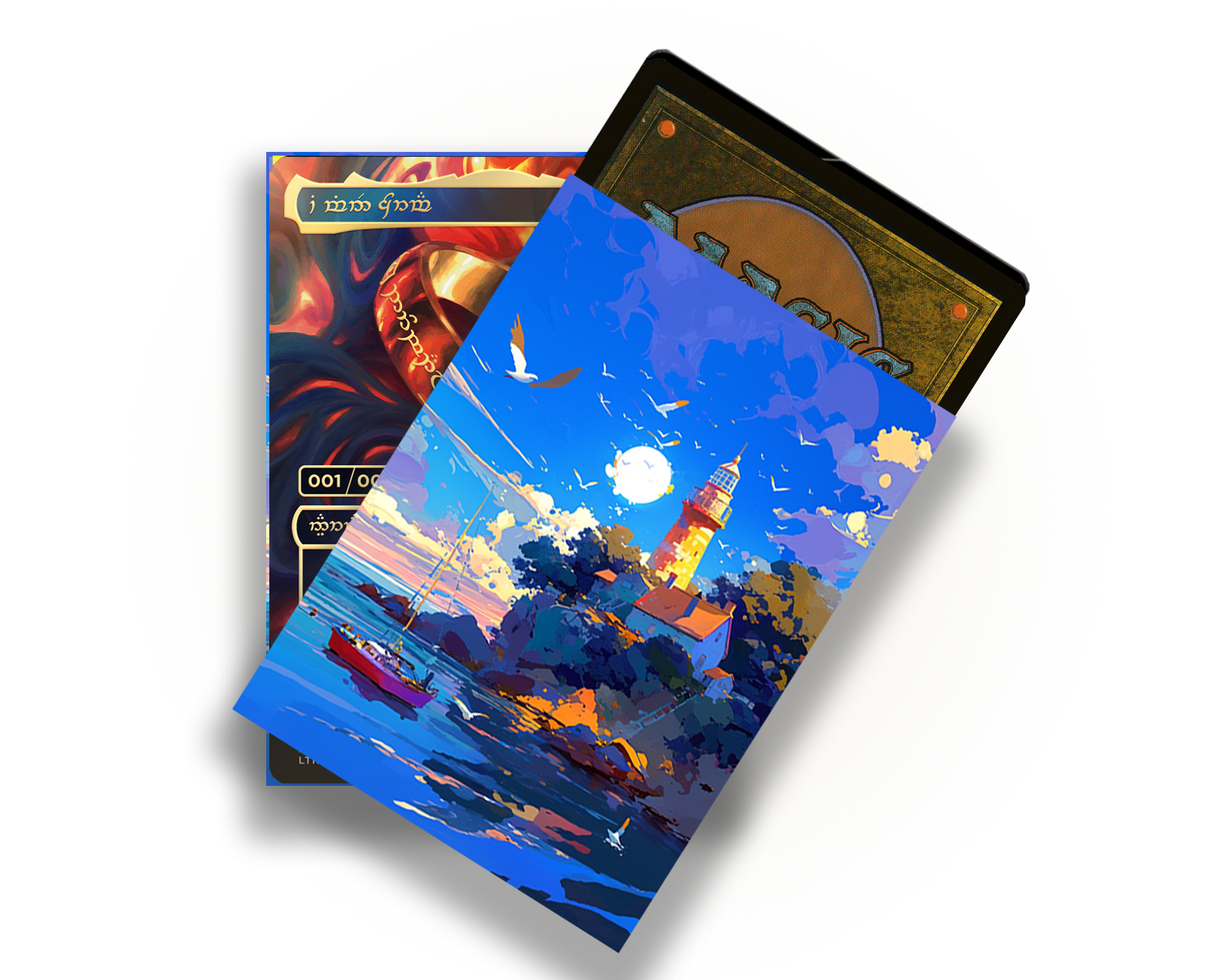 Water Tower By The Sea Card Sleeves