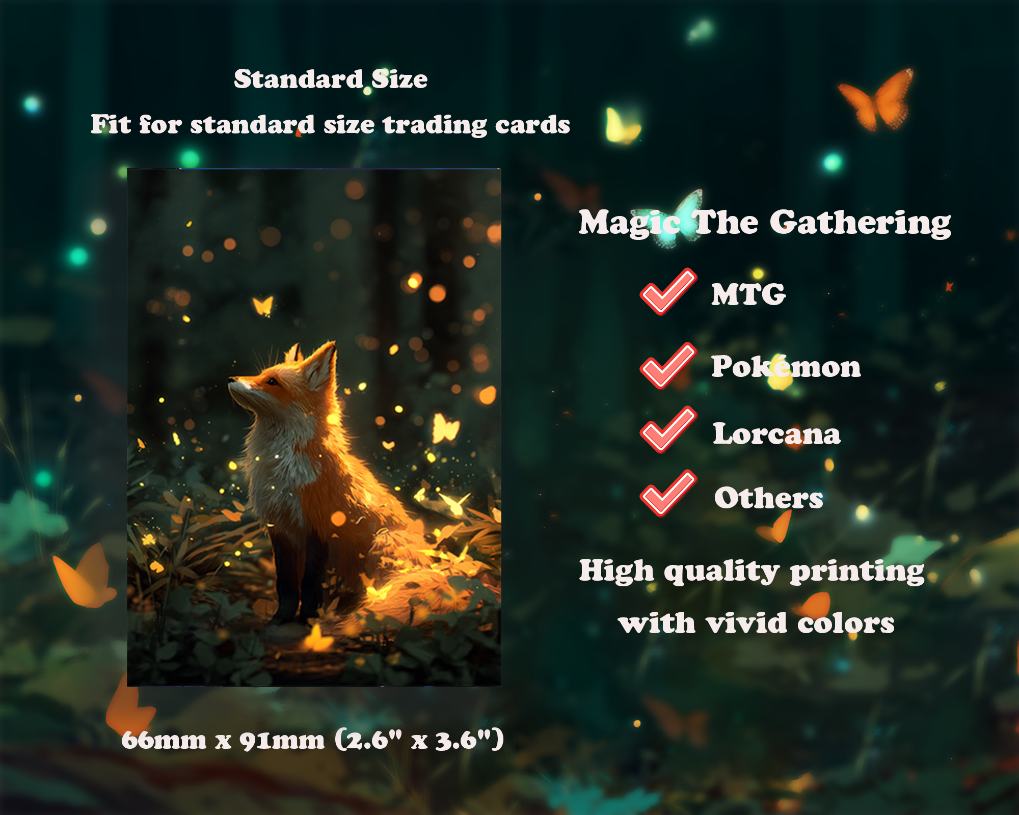 cute fox Card Sleeves