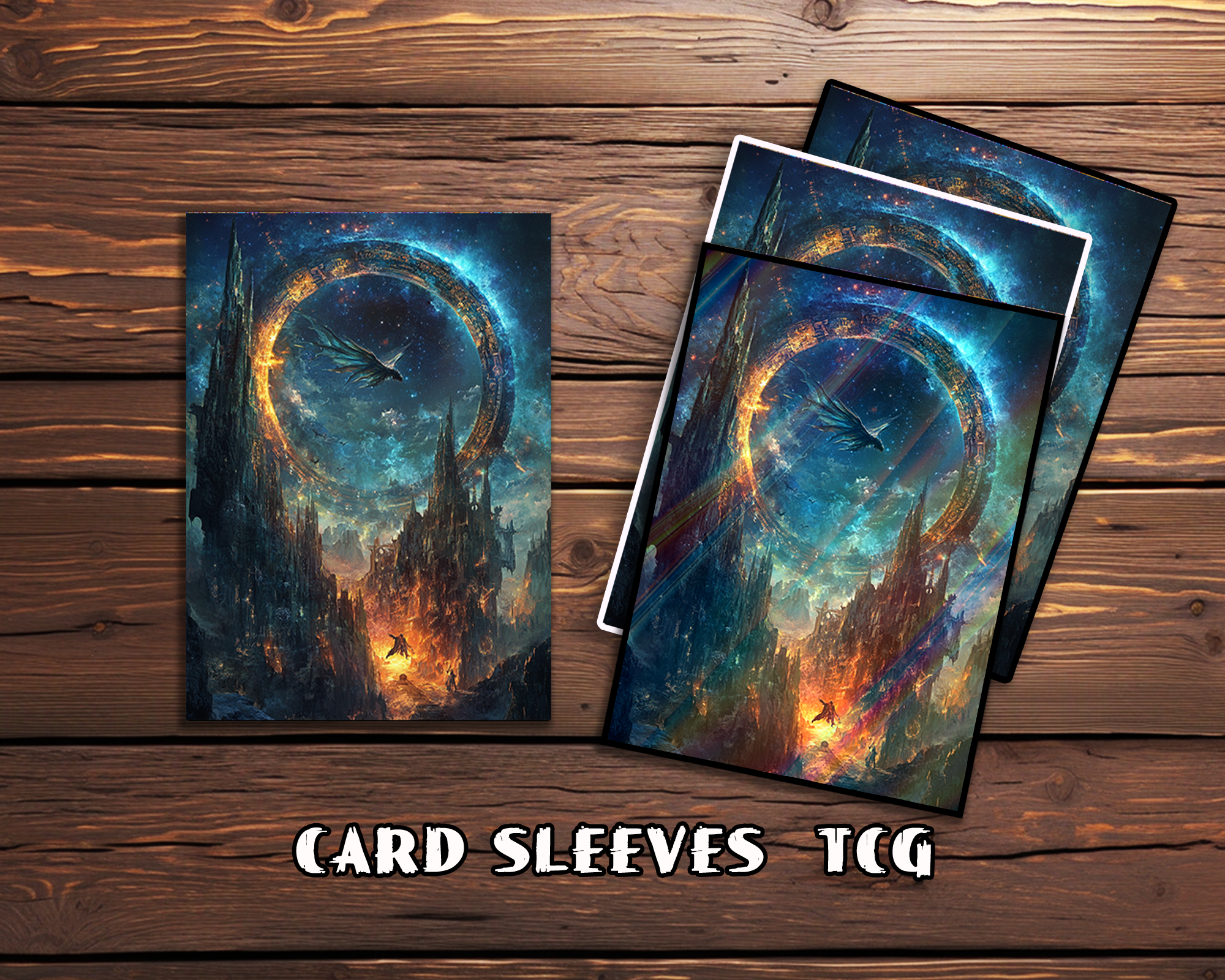 Celestial Portal Card Sleeves