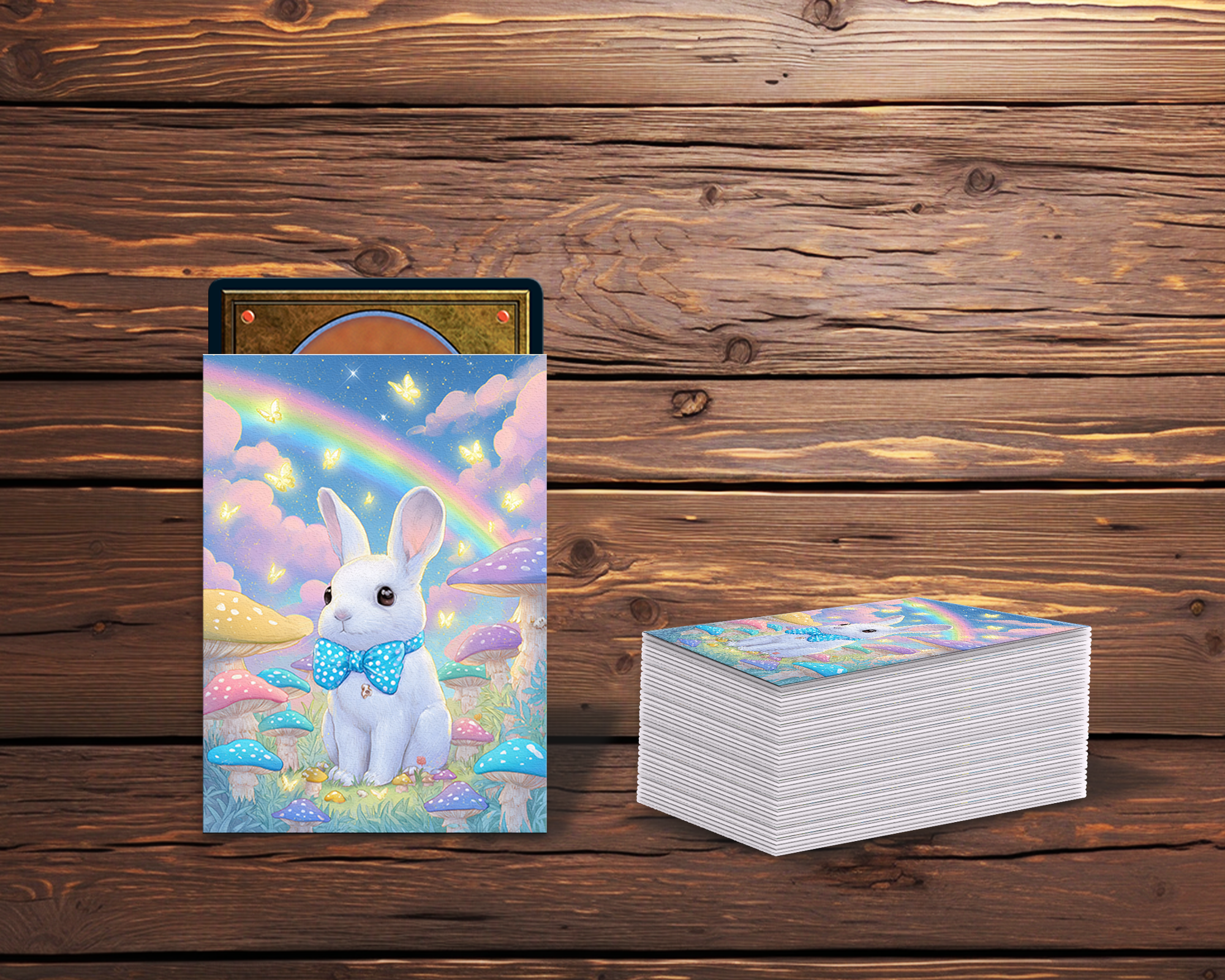 Rainbow Bunny Fantasy Card Sleeves Rainbow Bunny Fantasy Card Sleeves