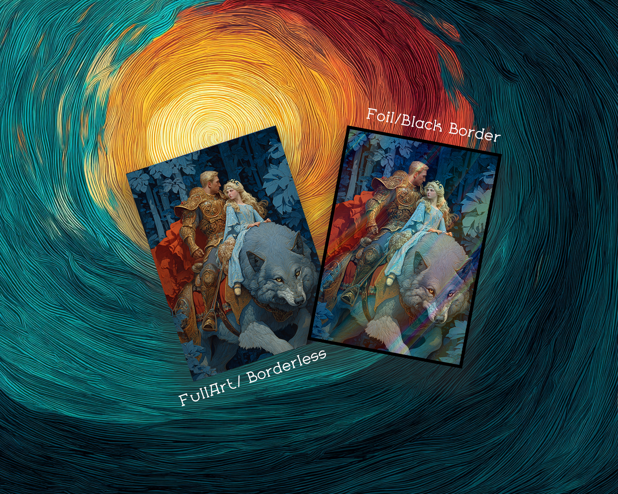 Royal Pair Card Sleeves