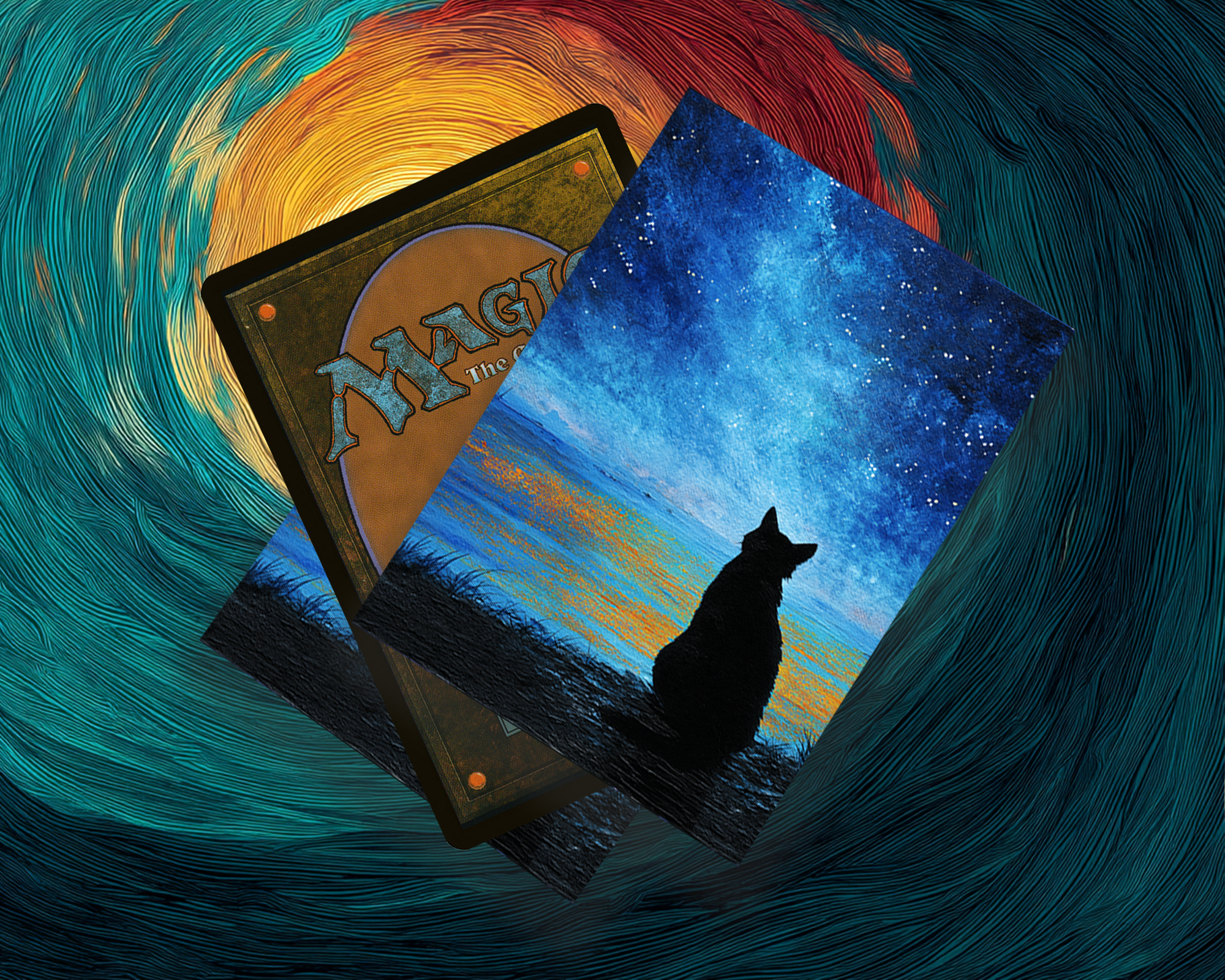 Starry Night Card Sleeves