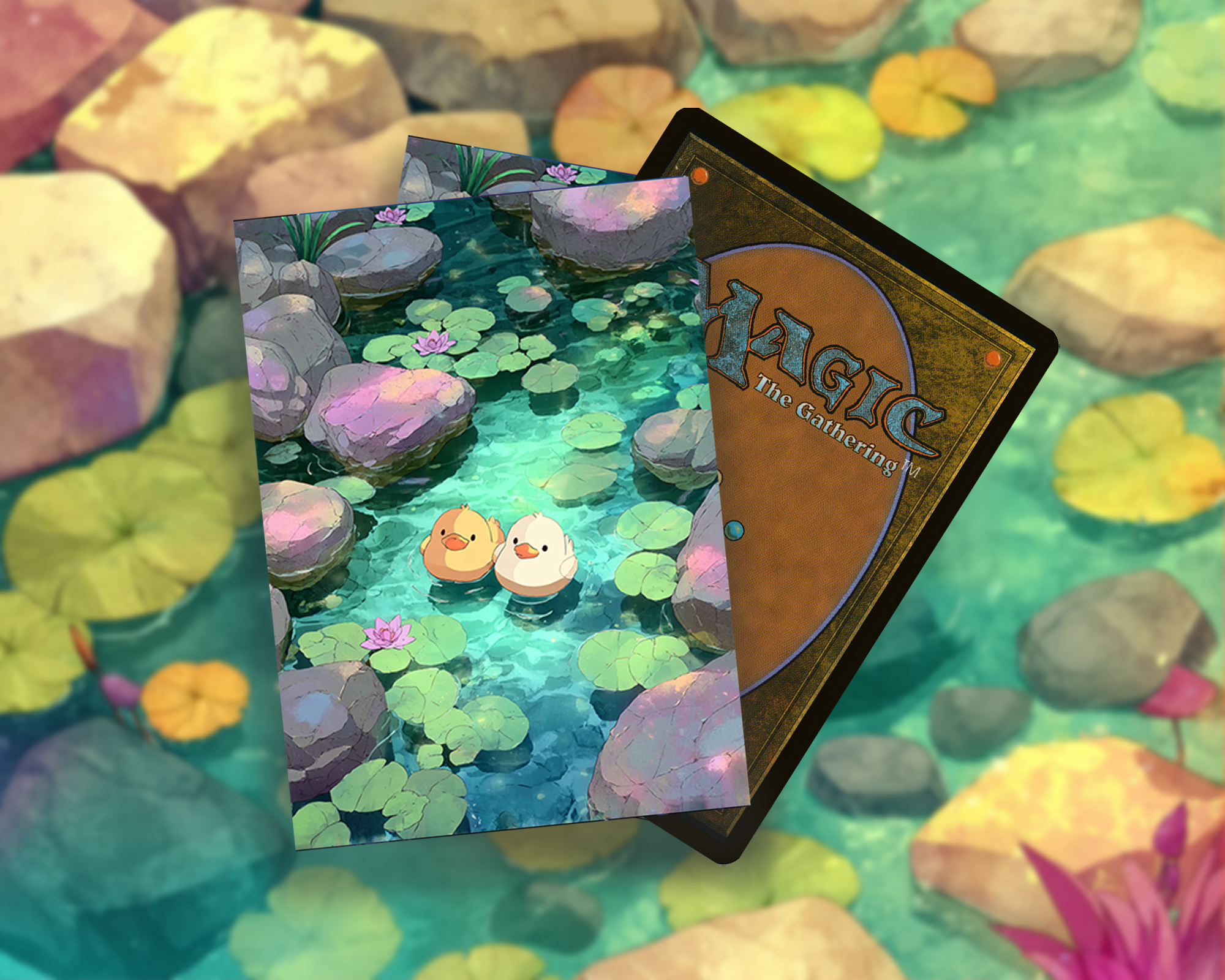 cute duck Card Sleeves