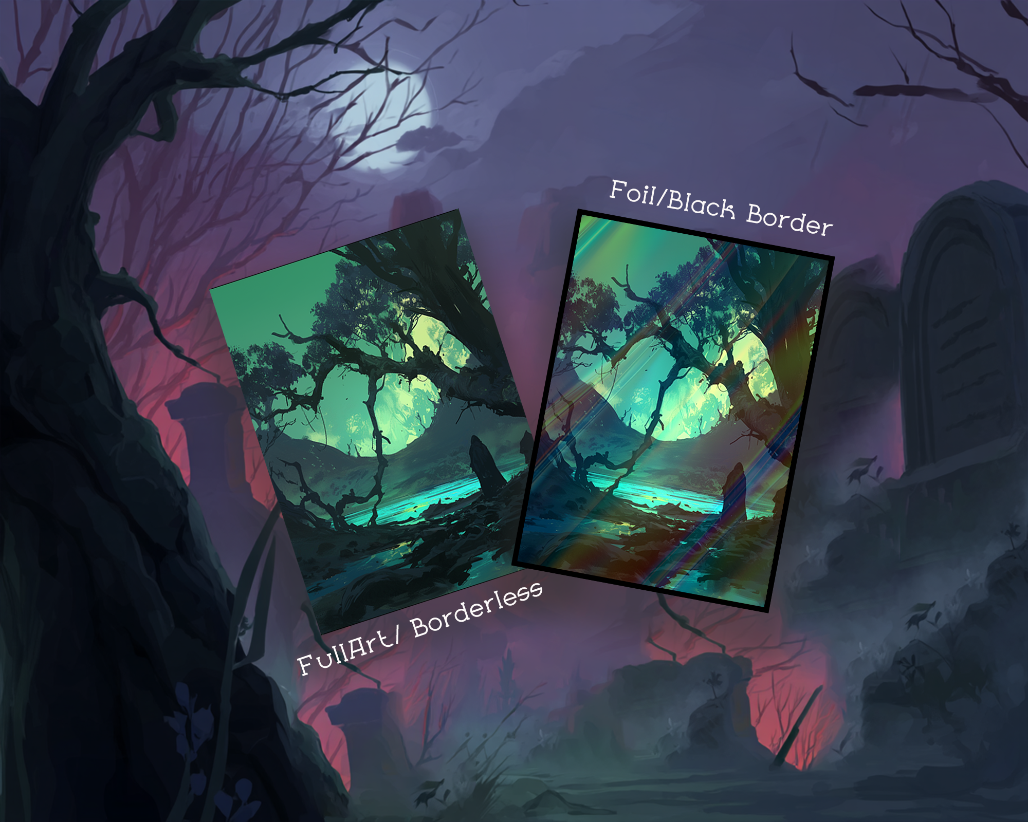 Boggy Mystique Landscape Card Sleeves