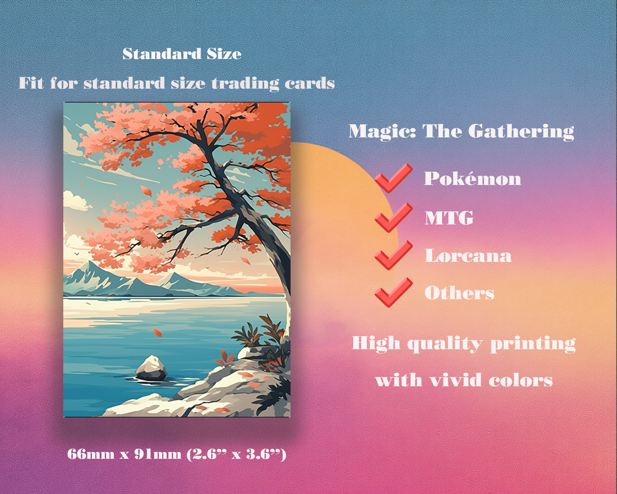 Cherry Blossom Beautiful Card Sleeves