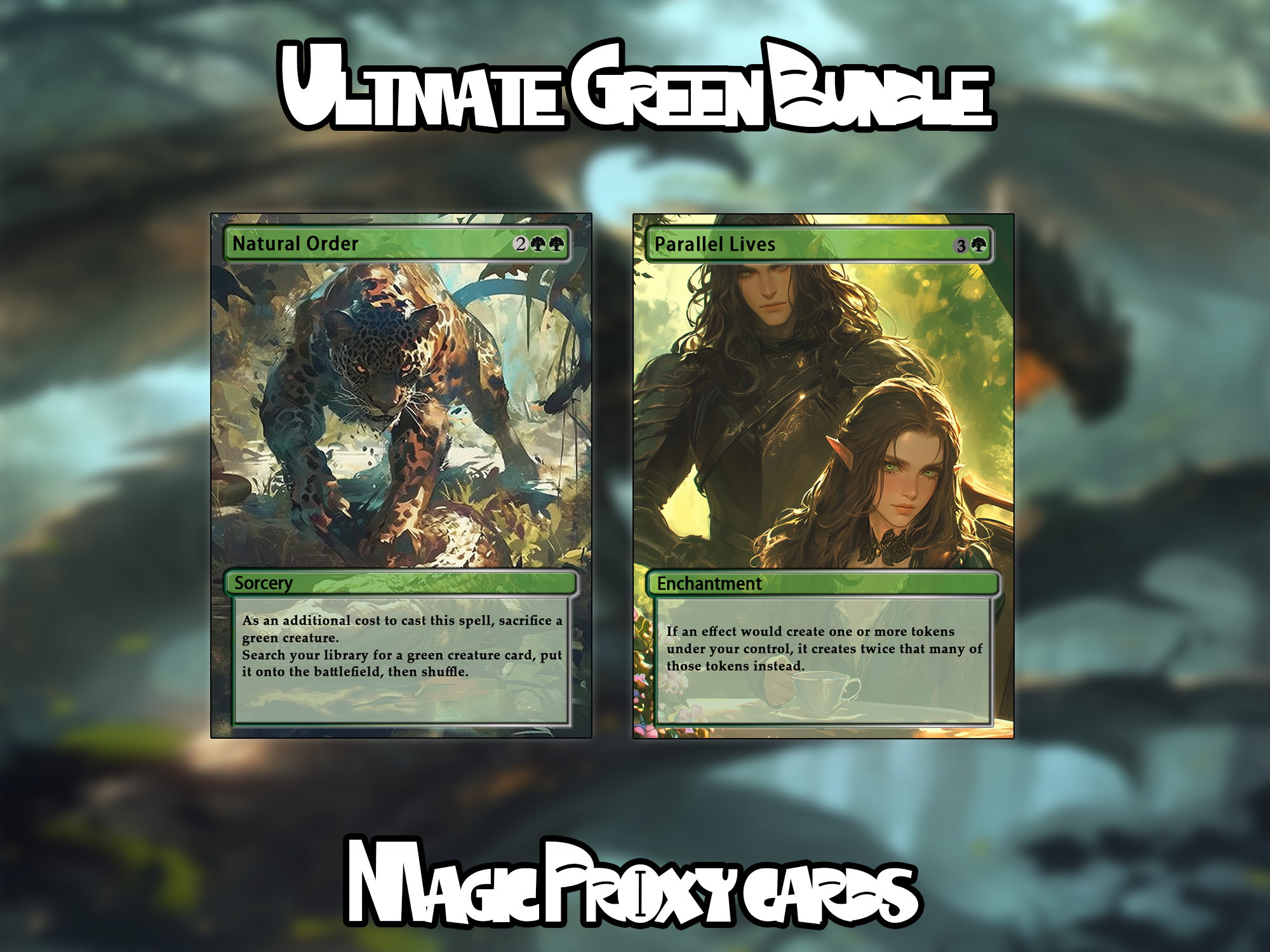 10 proxy cards for EDH. Enhance your MTG Commander Deck