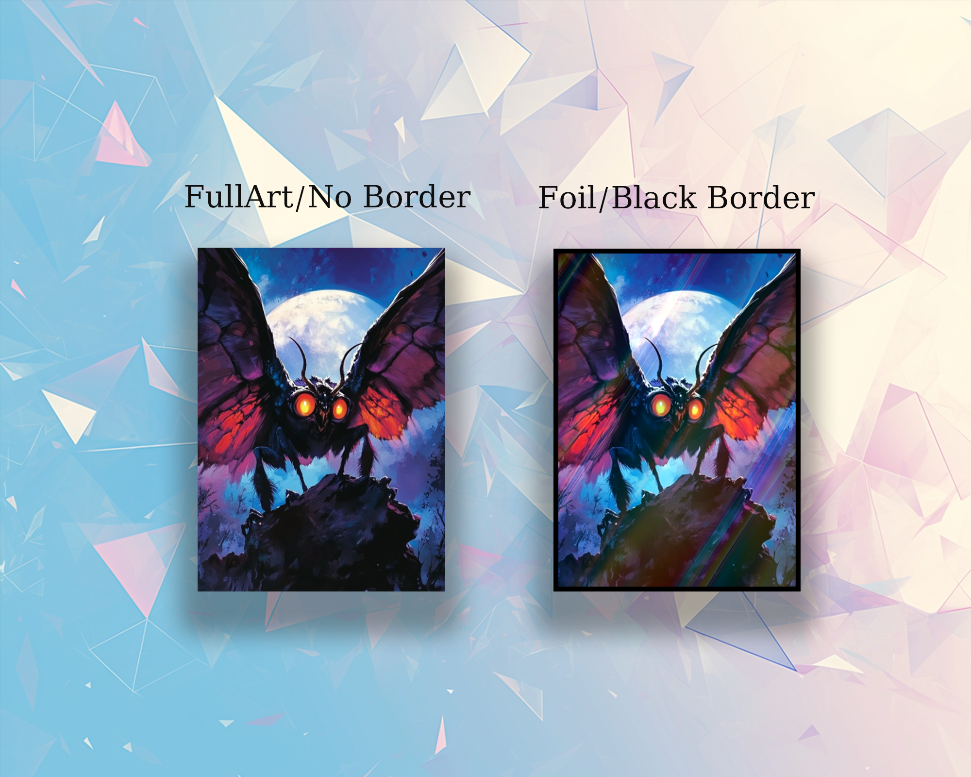 Mothman Card Sleeves Mothman Card Sleeves