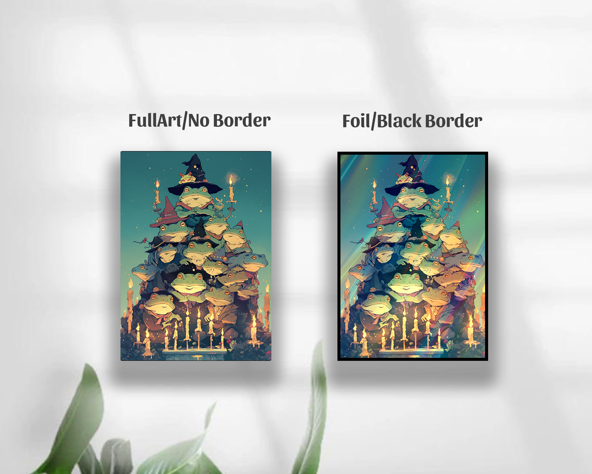 Frog Wizard Tower Card Sleeves