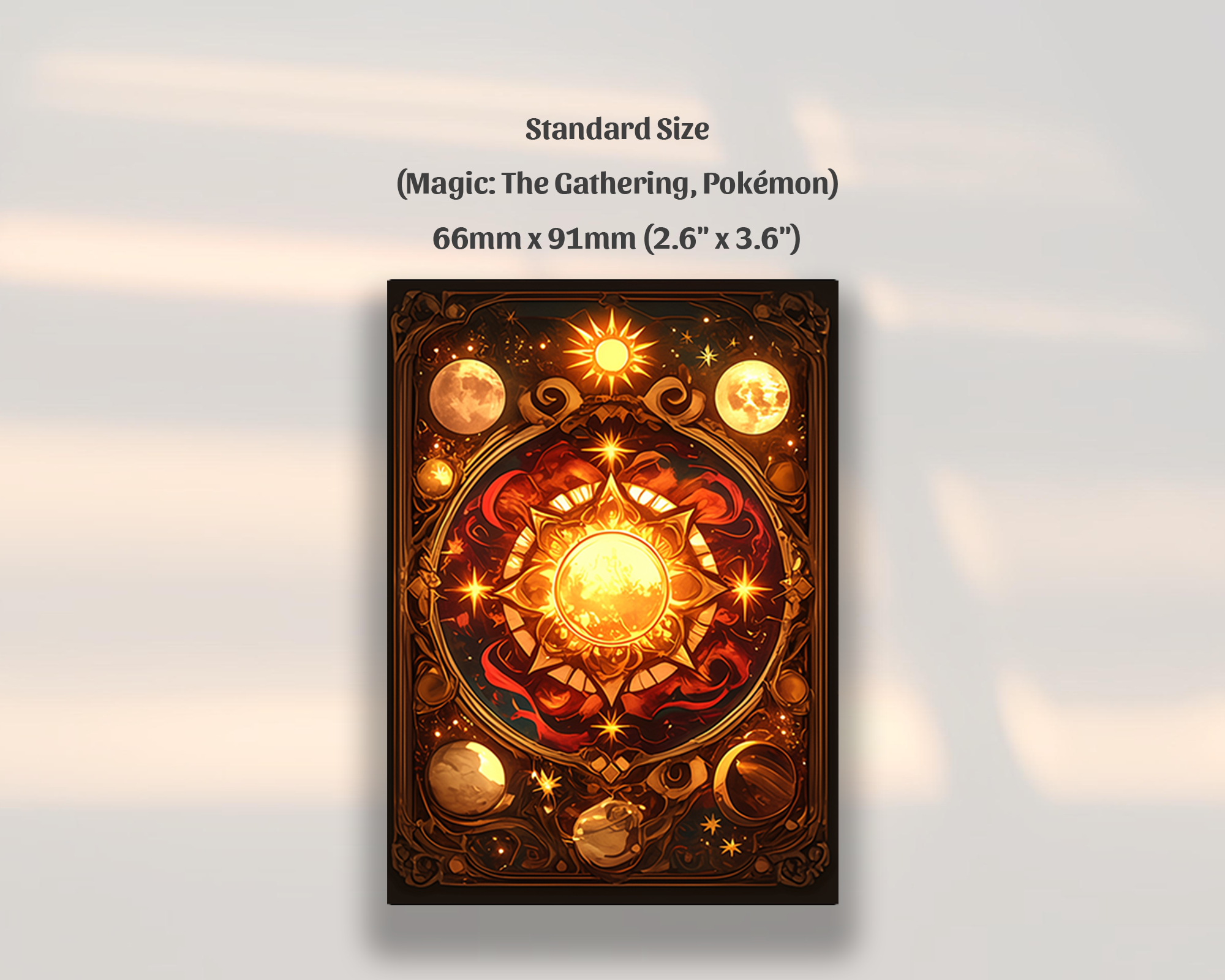 Solar & Lunar Design Card Sleeves