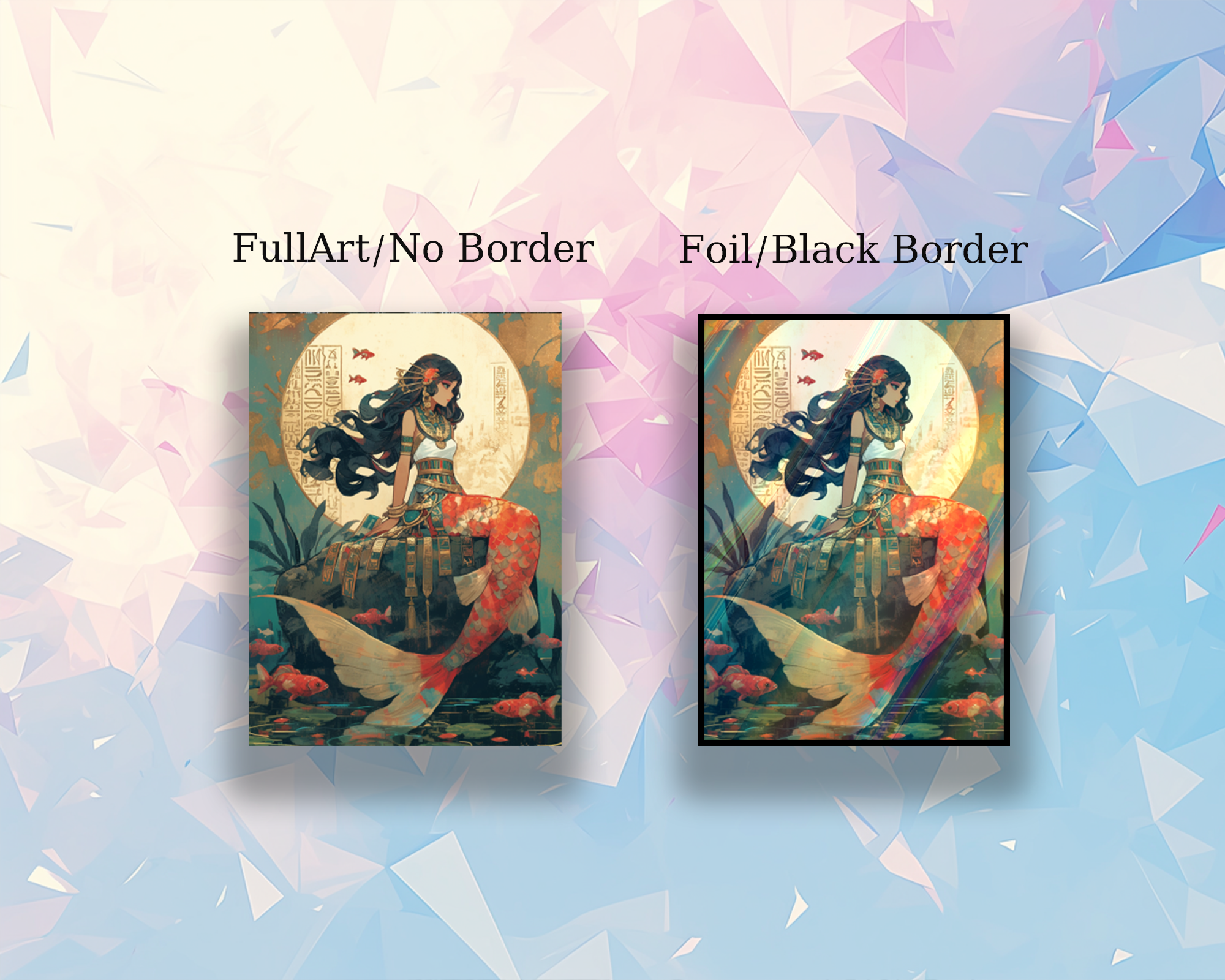 Mermaid Top Quality Card Sleeves