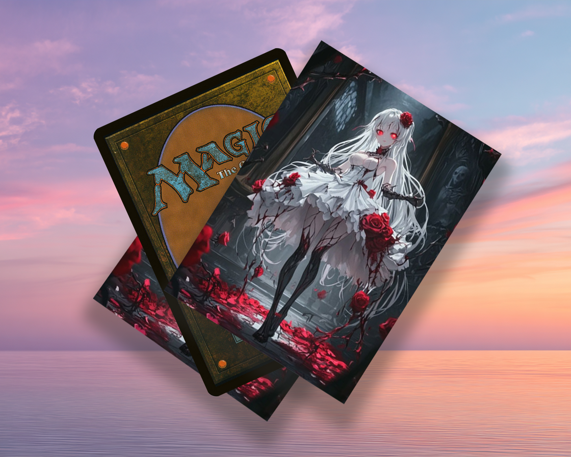 Dark Rose Anime Card Sleeves
