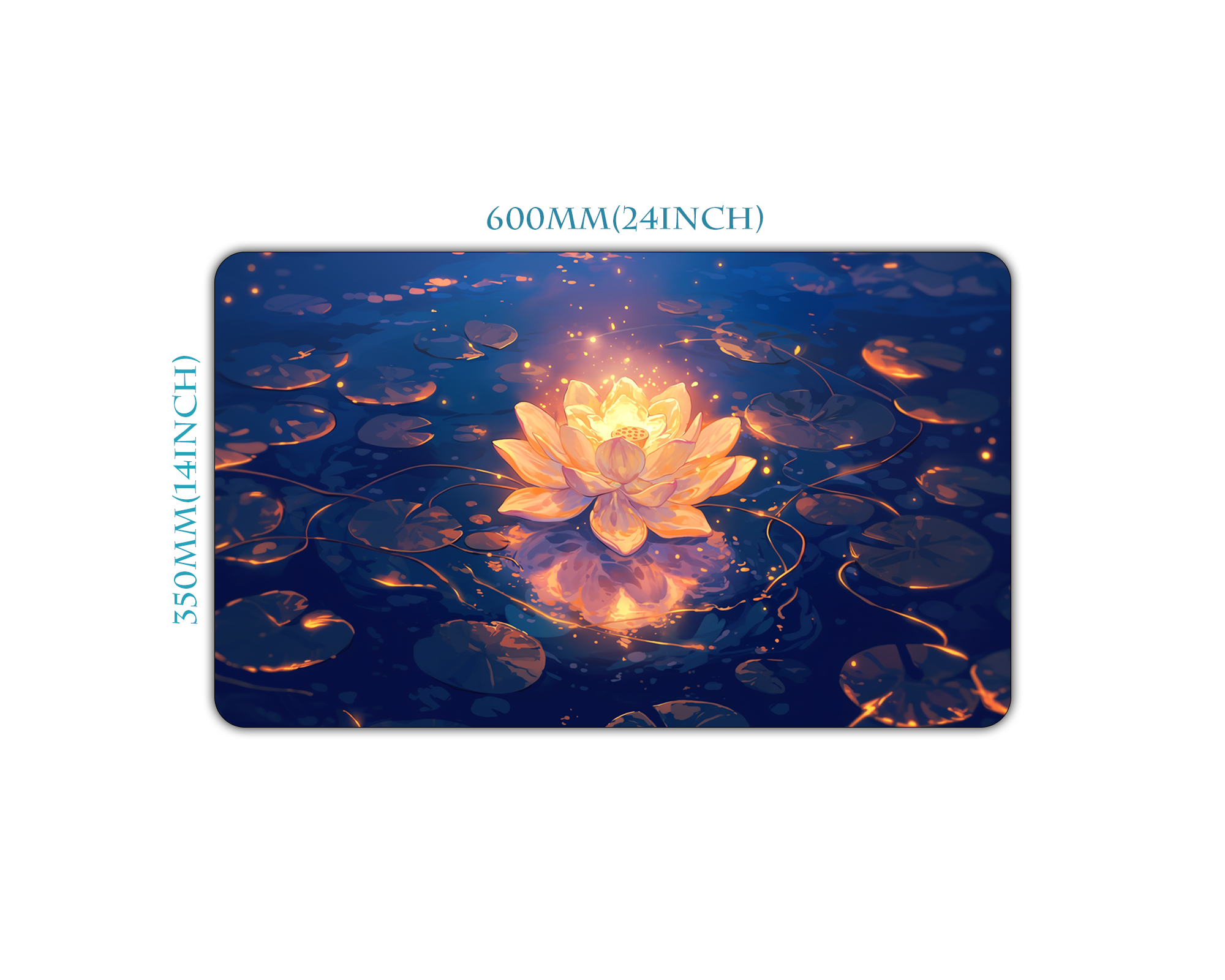 Gilded Lotus  Play Mat| TCG Card game
