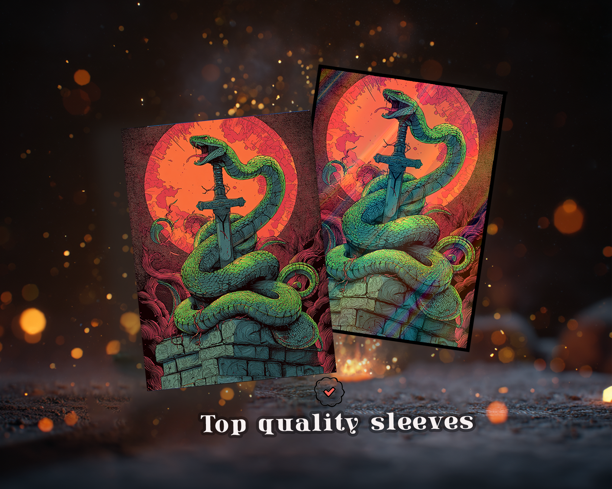 Serpent - Swathed Sword Card Sleeves