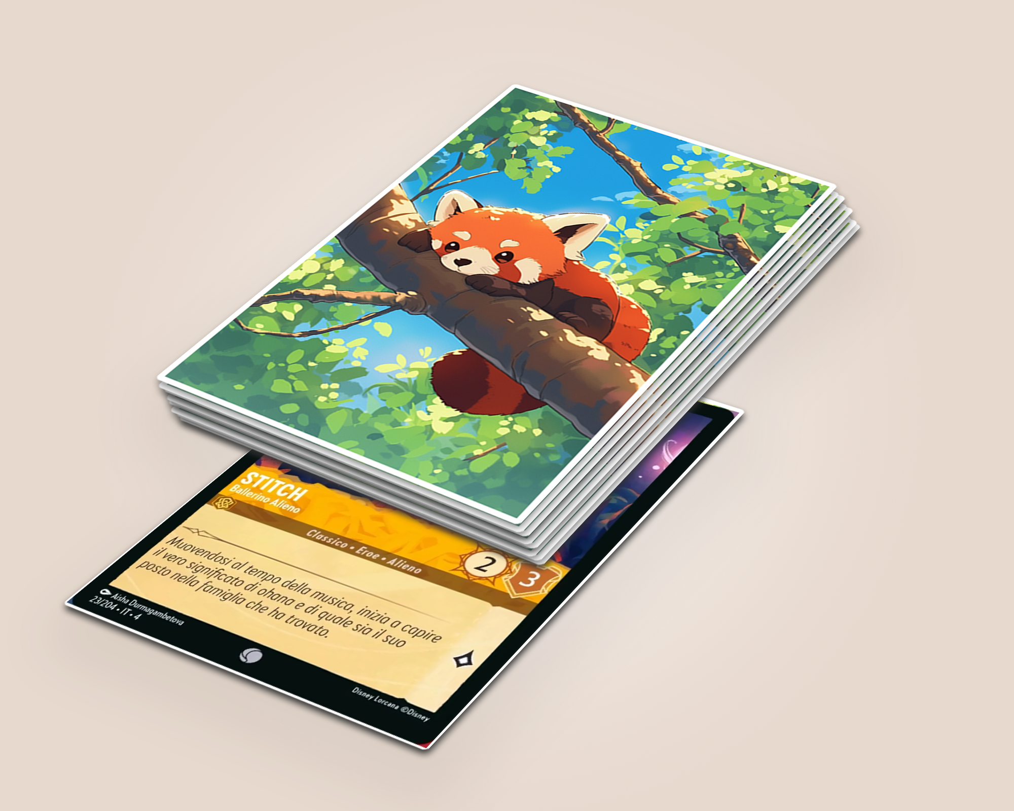 panda card sleeves Kawaii Red Panda Card Sleeves