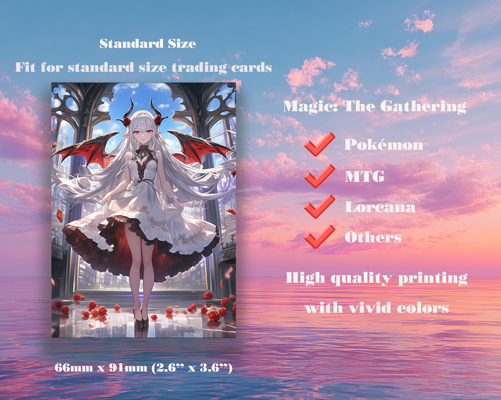 Anime Demon Girl Card Sleeves
