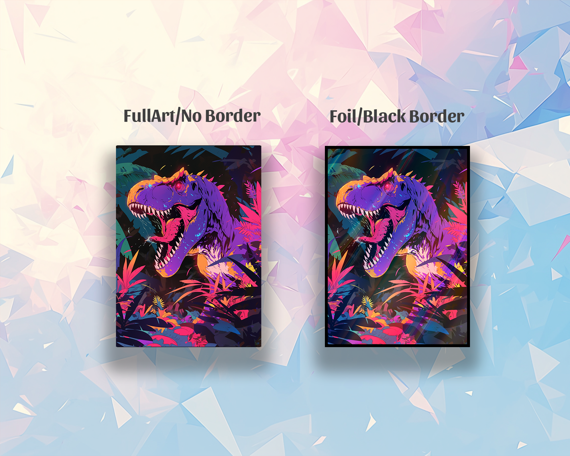 Dinosaur Theme Card Sleeves Card Sleeves