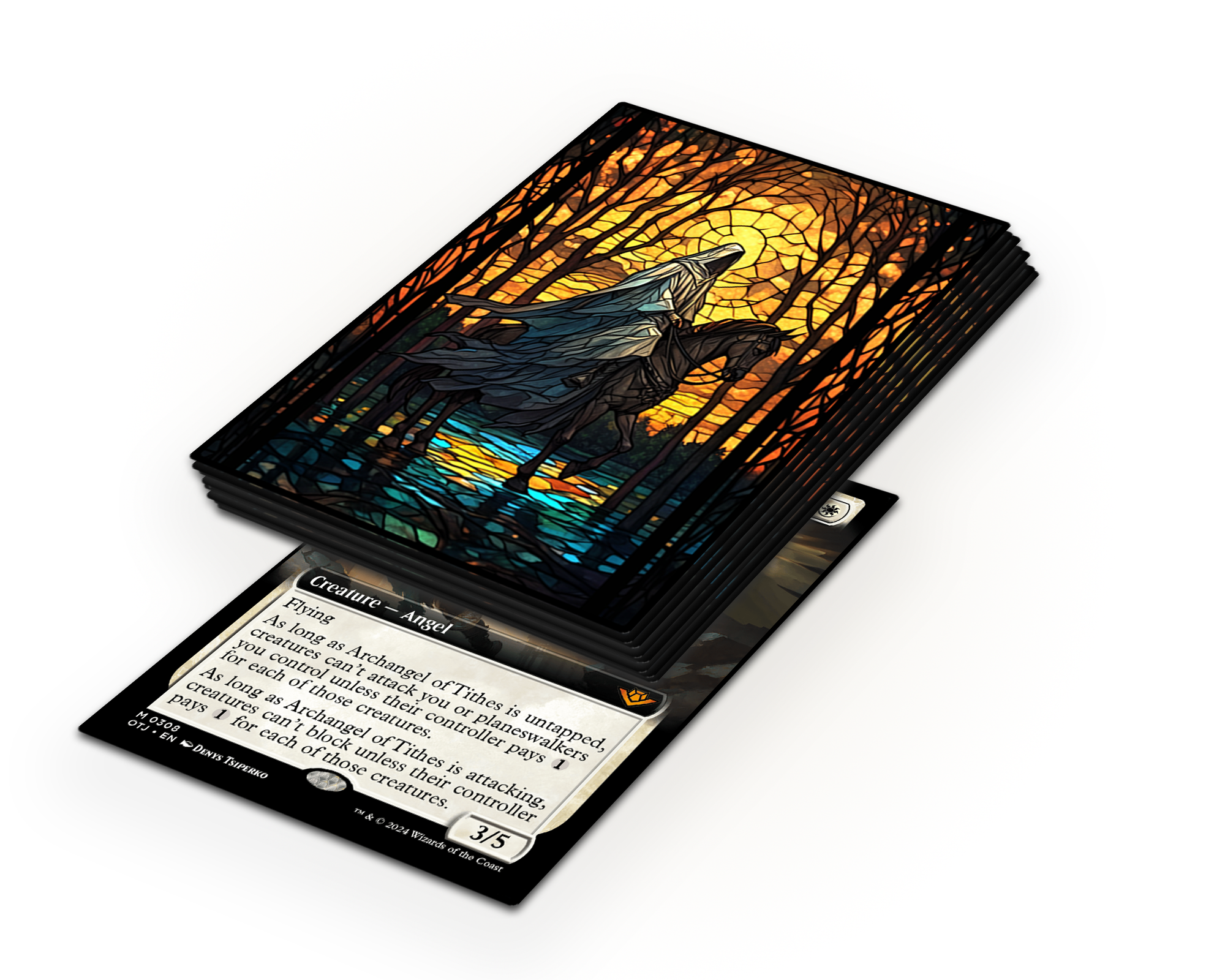 Black Riders of the Nine Card Sleeves