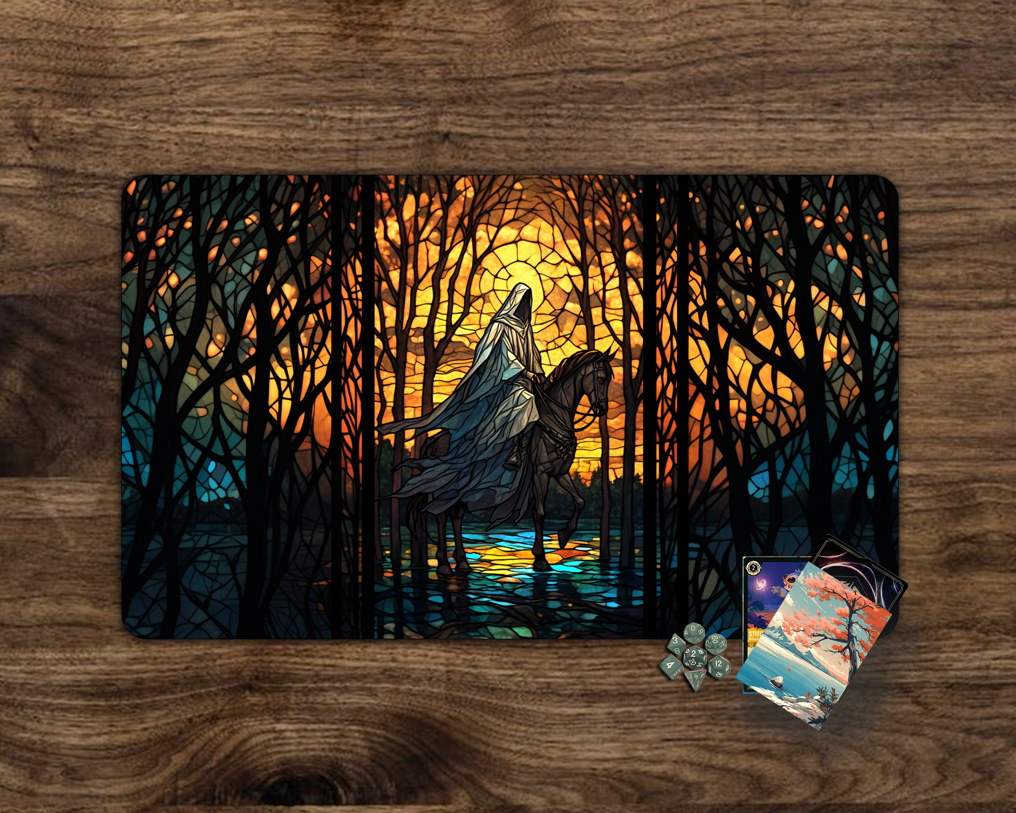 Black Riders Nine Black Riders of the Nine Play Mat| TCG Card game