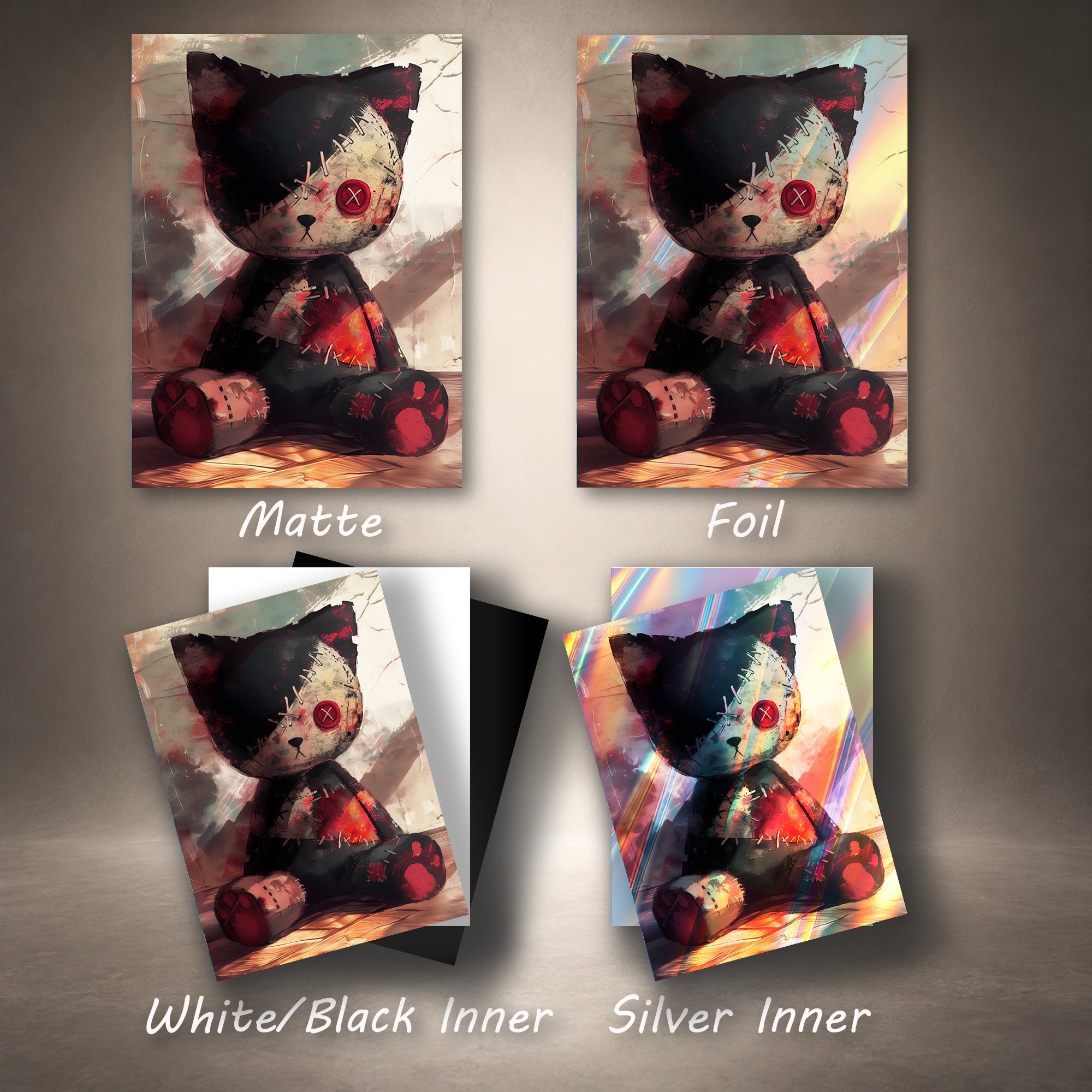 Black Cat Doll TCG Card Sleeves