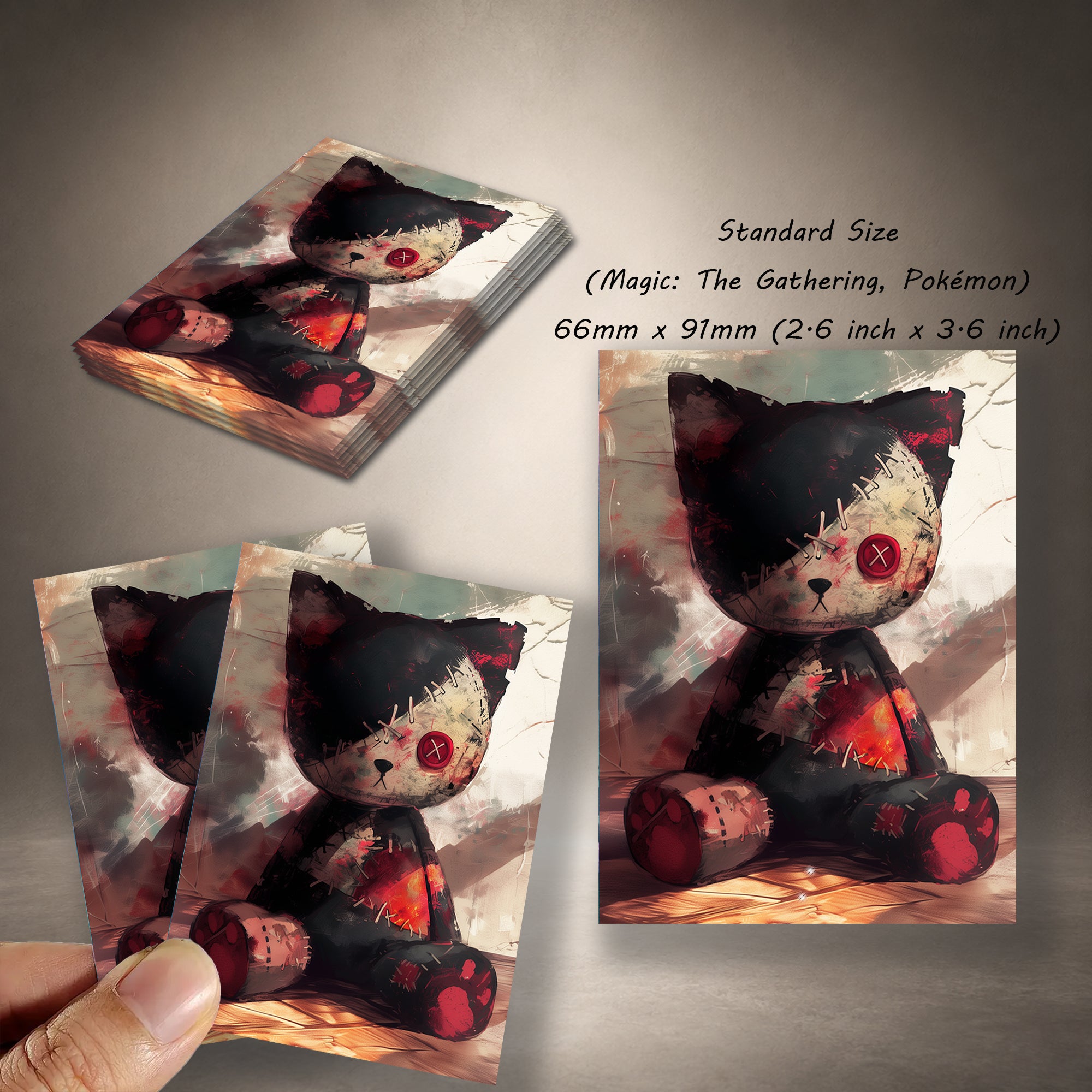 Black Cat Doll TCG Card Sleeves