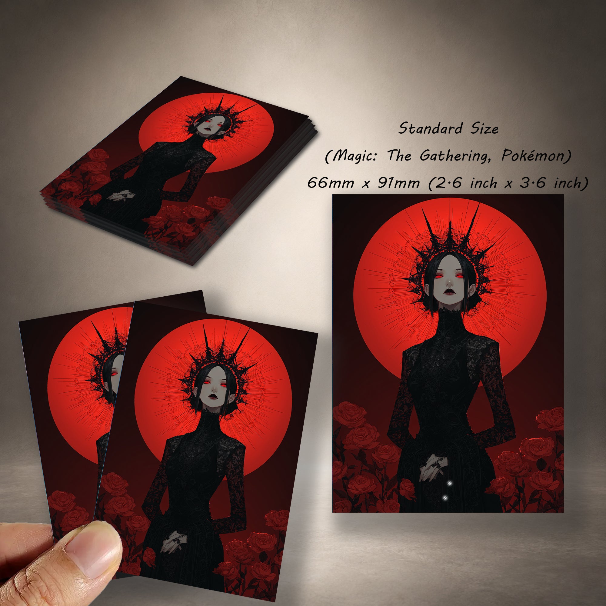 Bloody Rose Queen TCG Card Sleeves