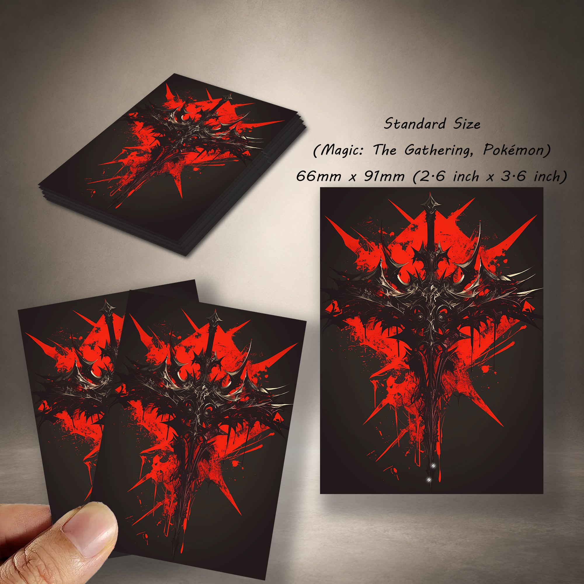Bloody Thorn Greatsword Crest TCG Card Sleeves